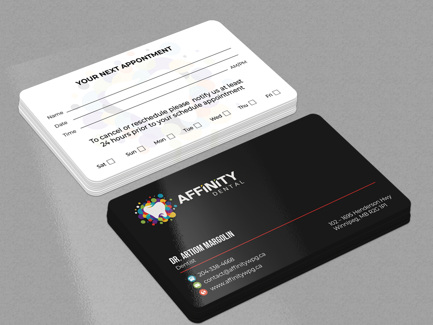 Diseño de Tarjeta de Presentación por Graphixpointt para studio dental | Diseño #29191295