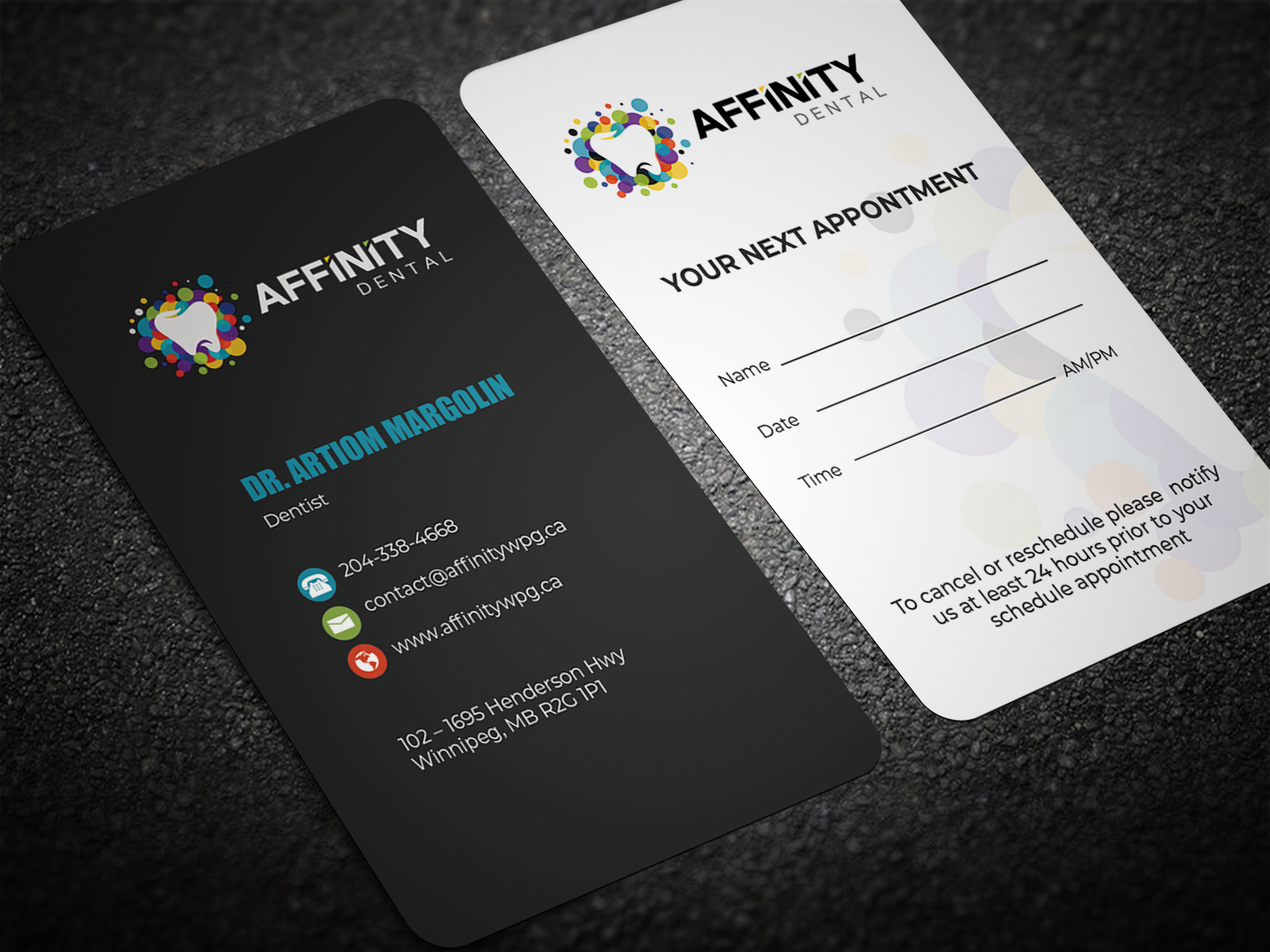 Business Card Design by Graphixpointt for studio dental | Design #29191658