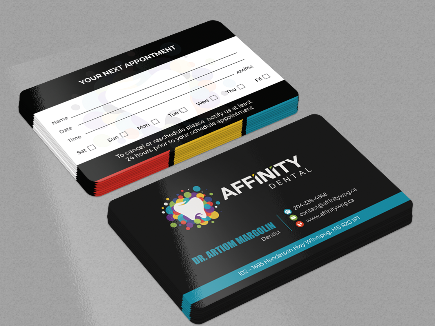 Business Card Design by Graphixpointt for studio dental | Design #29191676