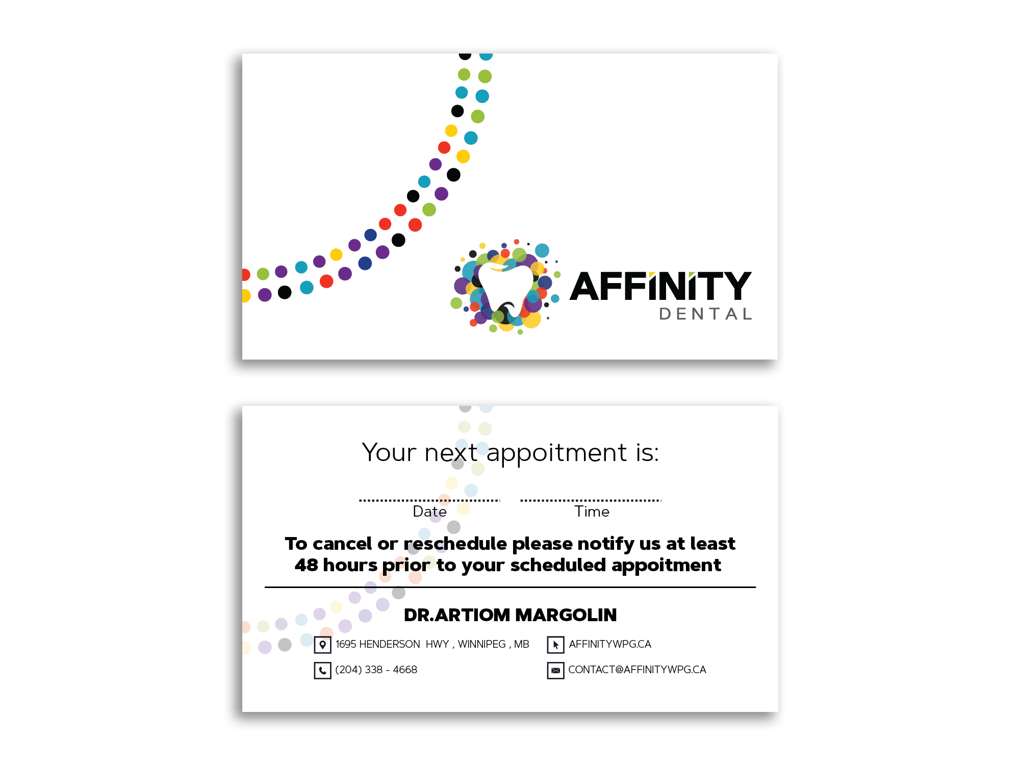 Business Card Design by Mr__Designer for studio dental | Design #29212419