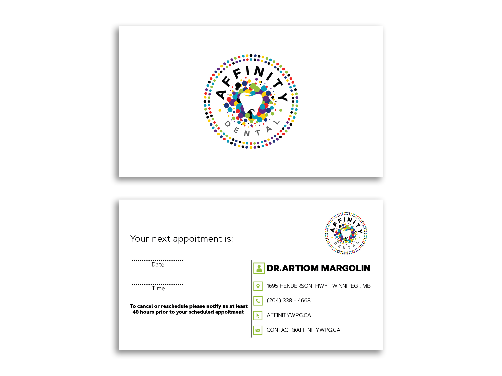 Business Card Design by Mr__Designer for studio dental | Design #29212420