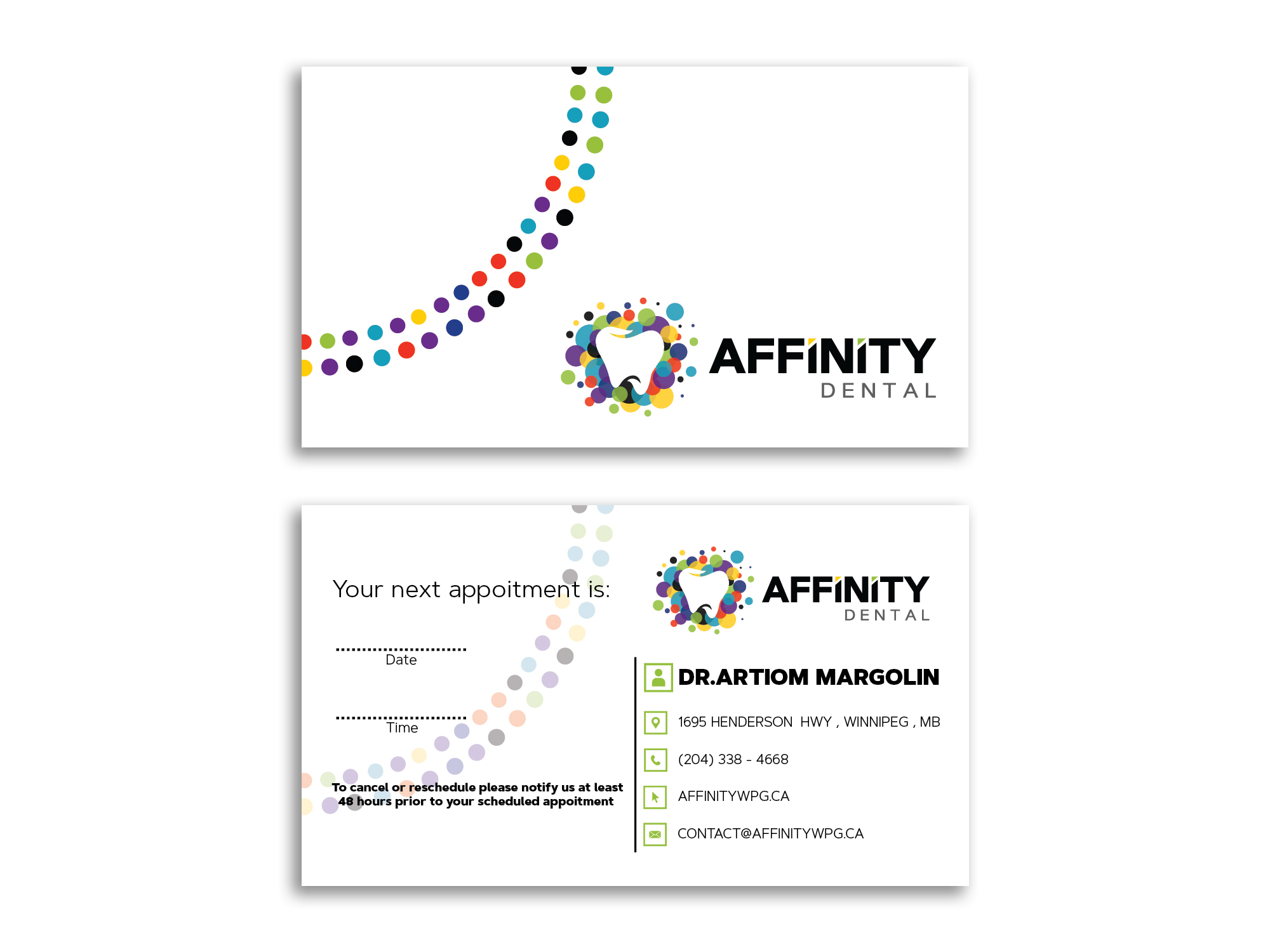 Business Card Design by Mr__Designer for studio dental | Design #29212426