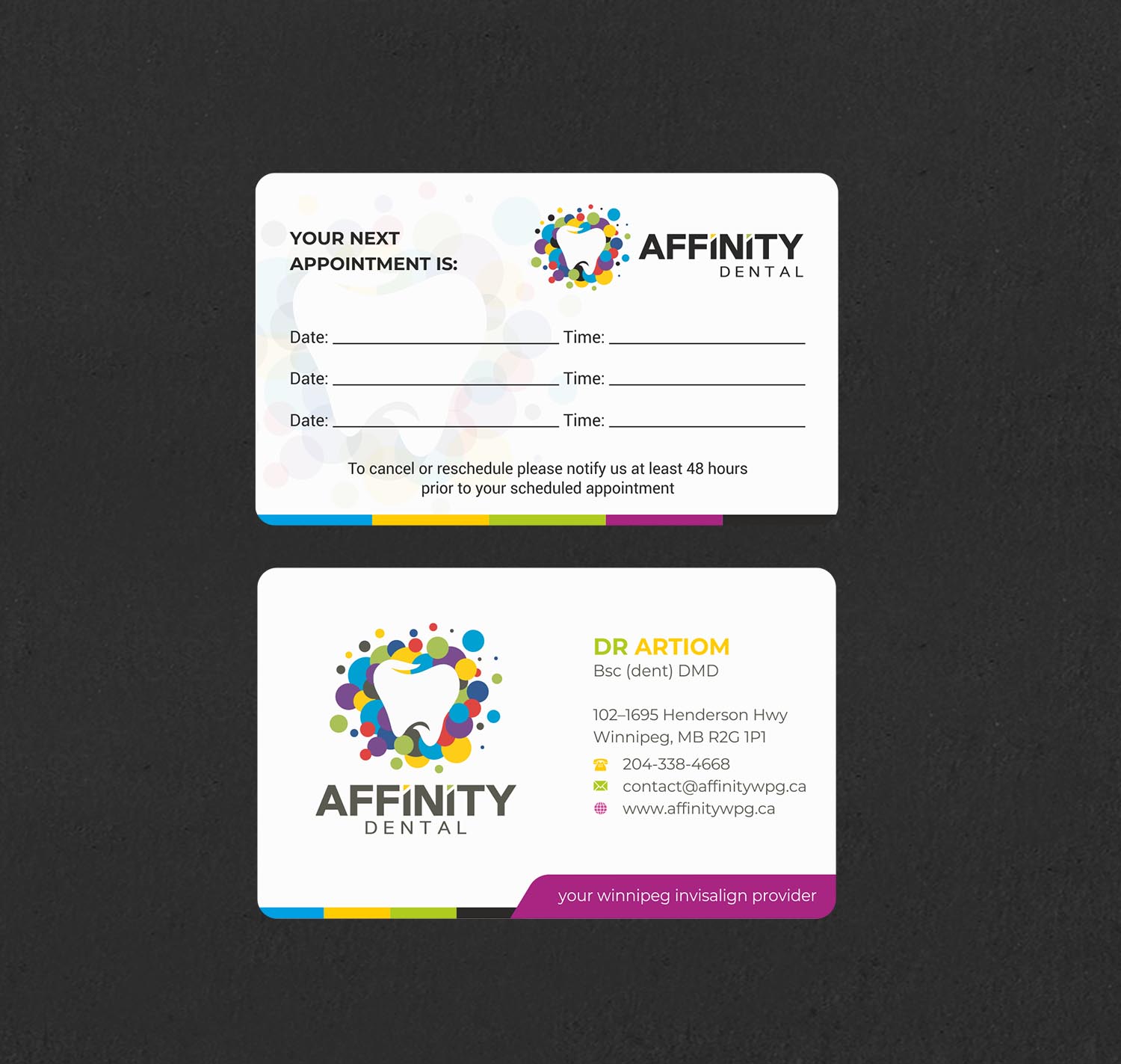 Business Card Design by INDIAN_Ashok for studio dental | Design #29192976