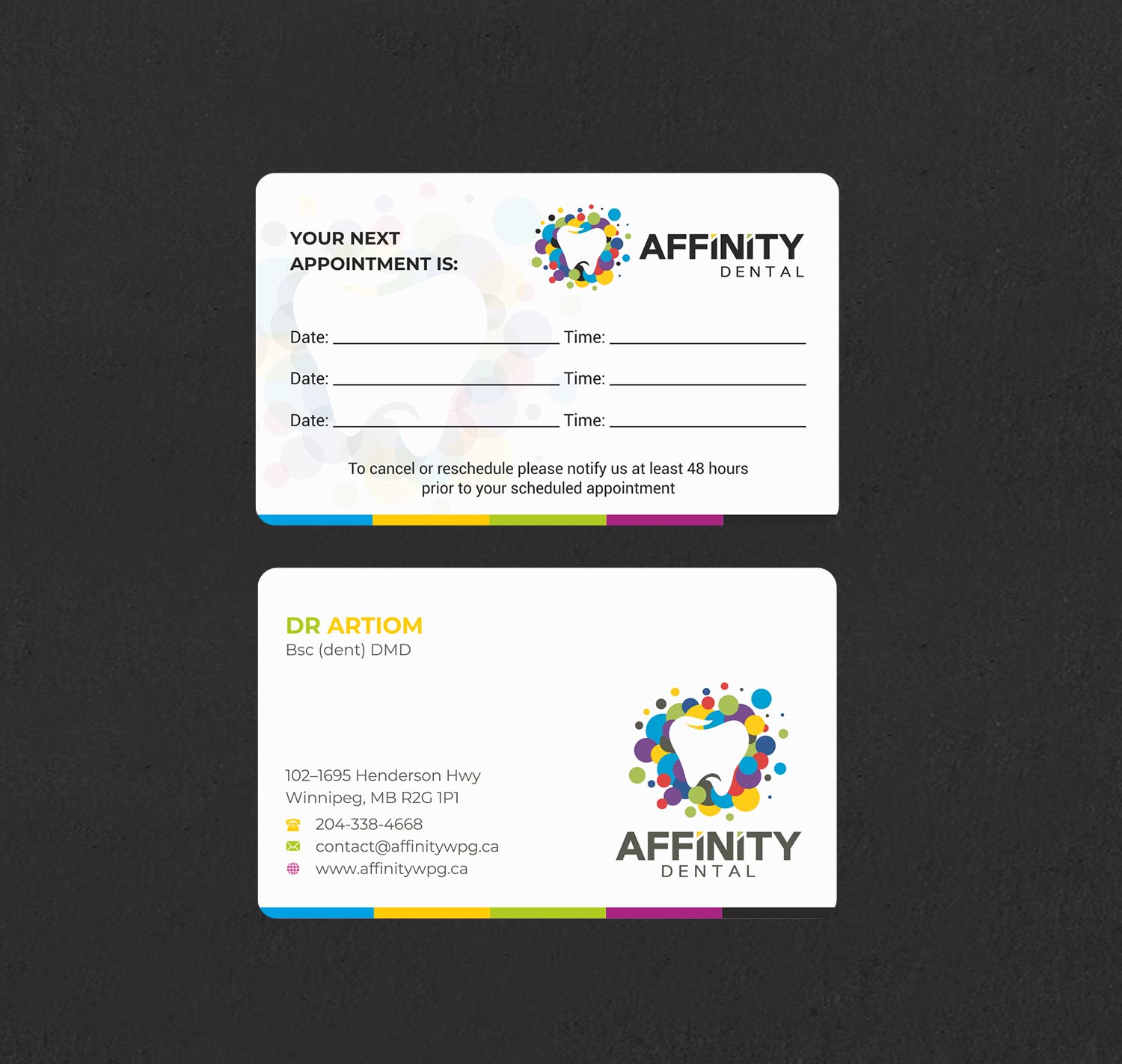Business Card Design by INDIAN_Ashok for studio dental | Design #29192977