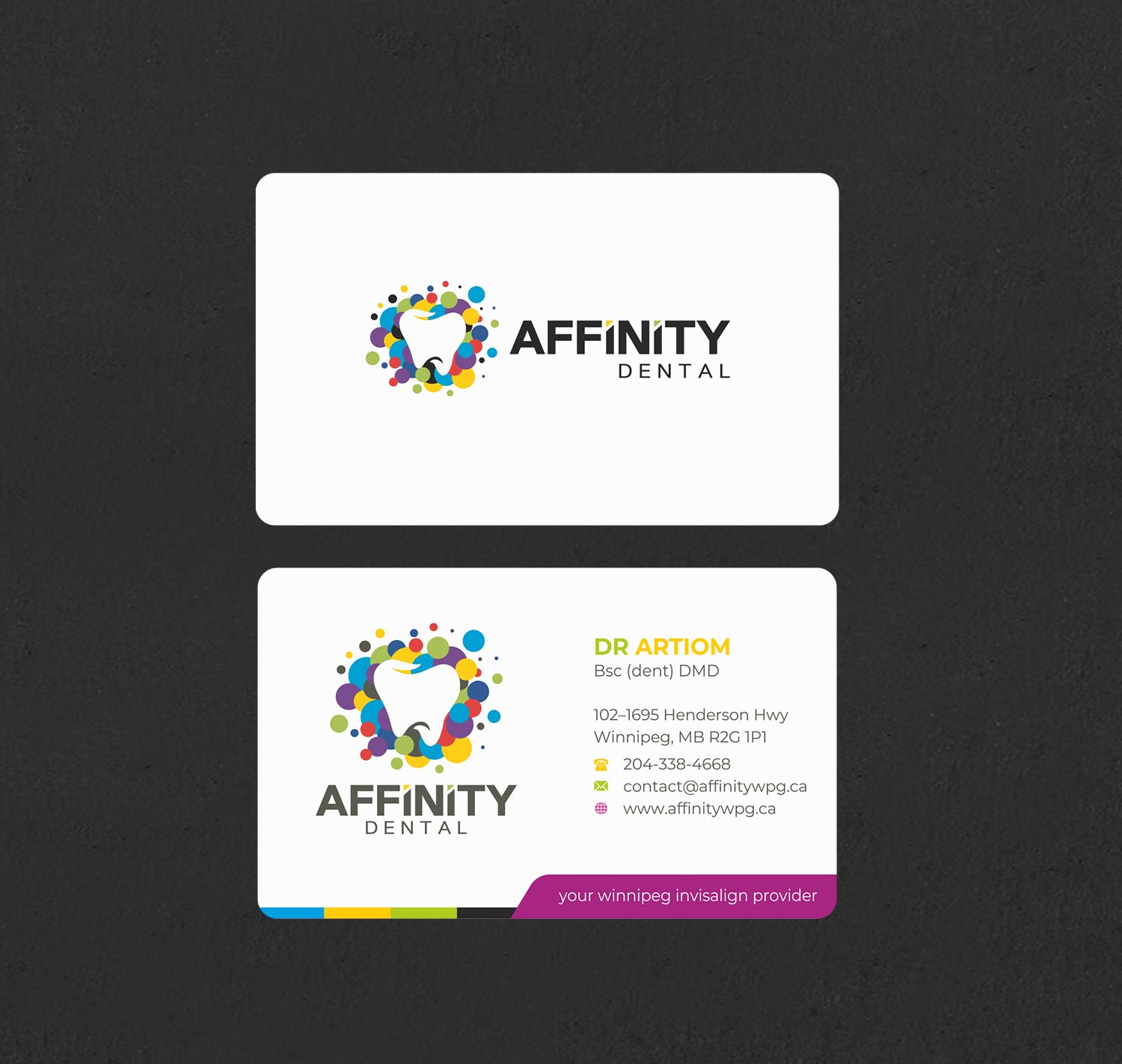 Business Card Design by INDIAN_Ashok for studio dental | Design #29192984