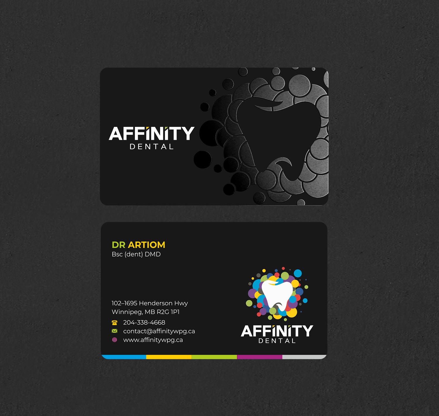 Business Card Design by INDIAN_Ashok for studio dental | Design #29192986
