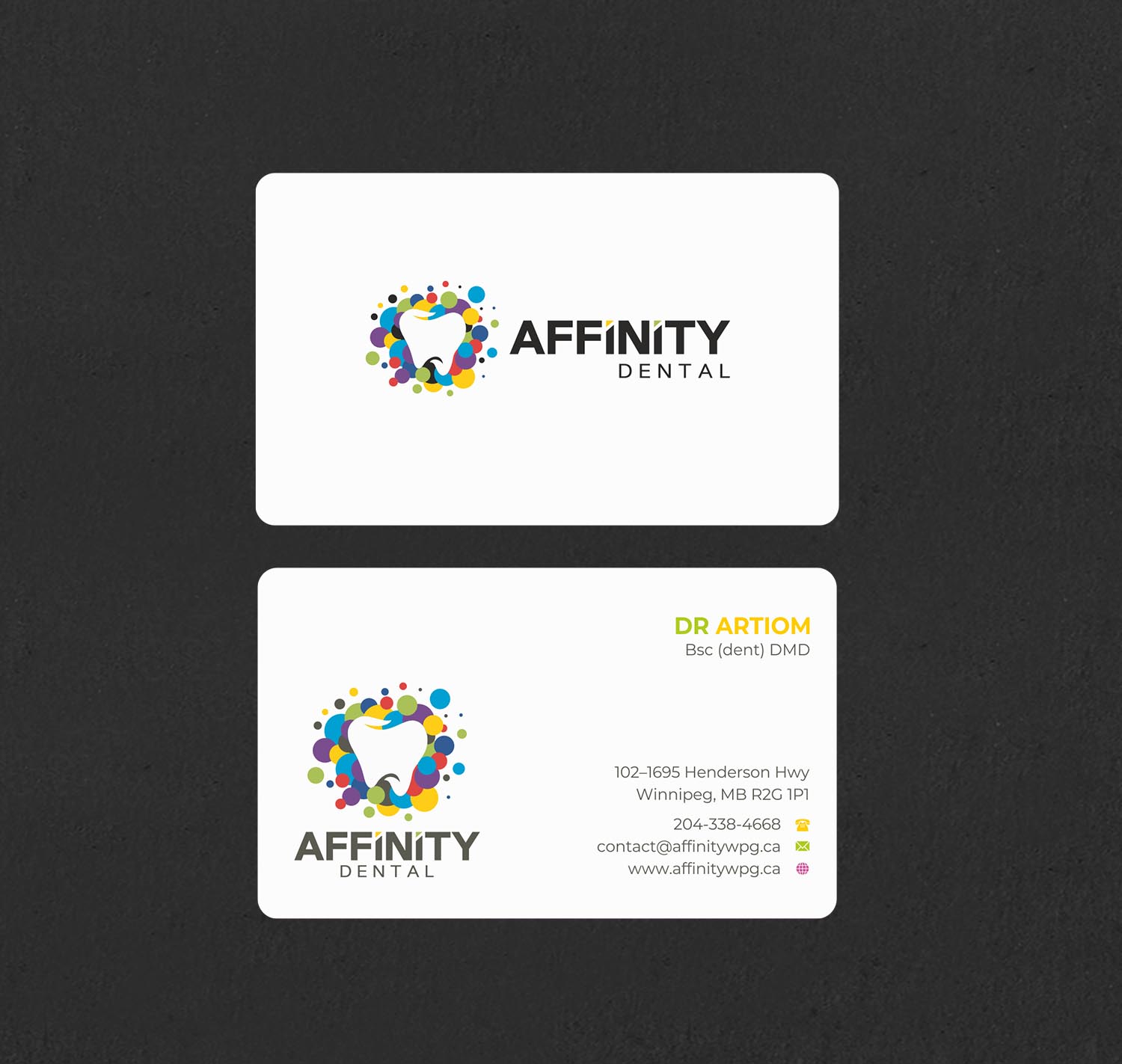Business Card Design by INDIAN_Ashok for studio dental | Design #29192988
