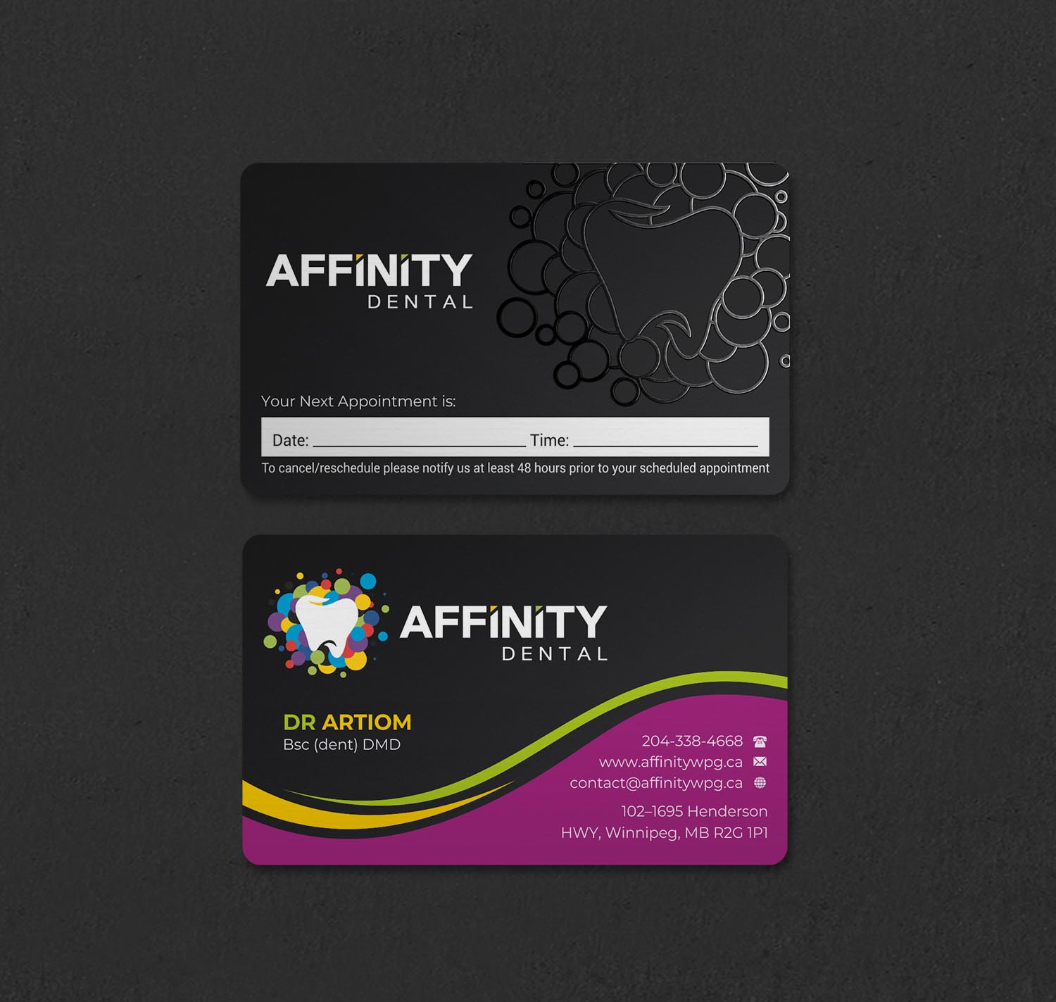 Business Card Design by INDIAN_Ashok for studio dental | Design #29192994