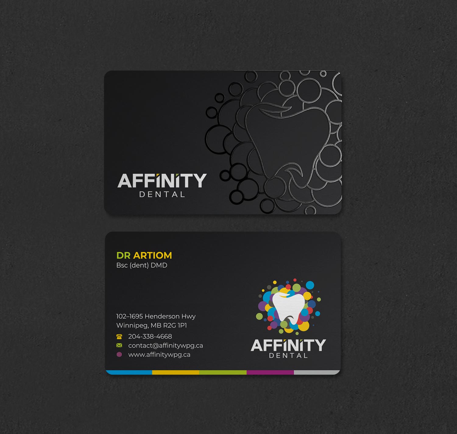 Business Card Design by INDIAN_Ashok for studio dental | Design #29192998