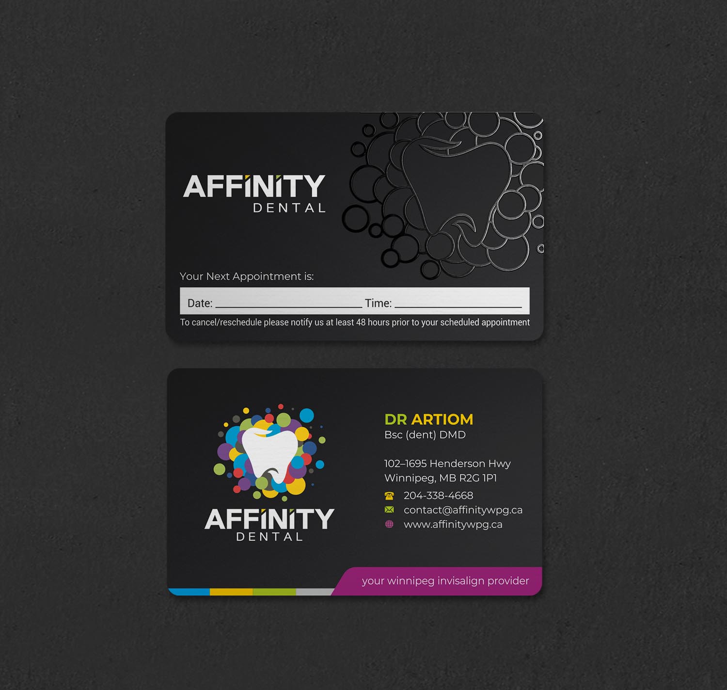 Business Card Design by INDIAN_Ashok for studio dental | Design #29193001