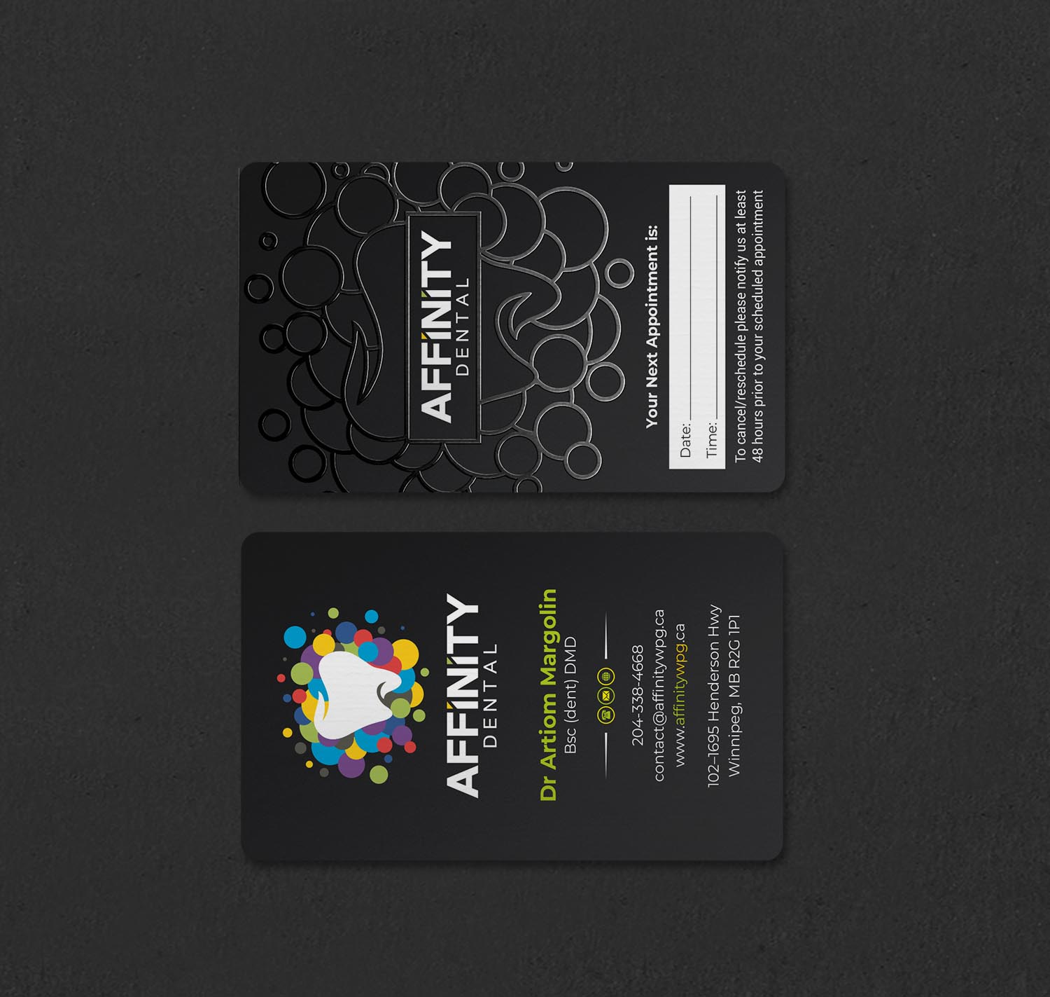 Business Card Design by INDIAN_Ashok for studio dental | Design #29193006