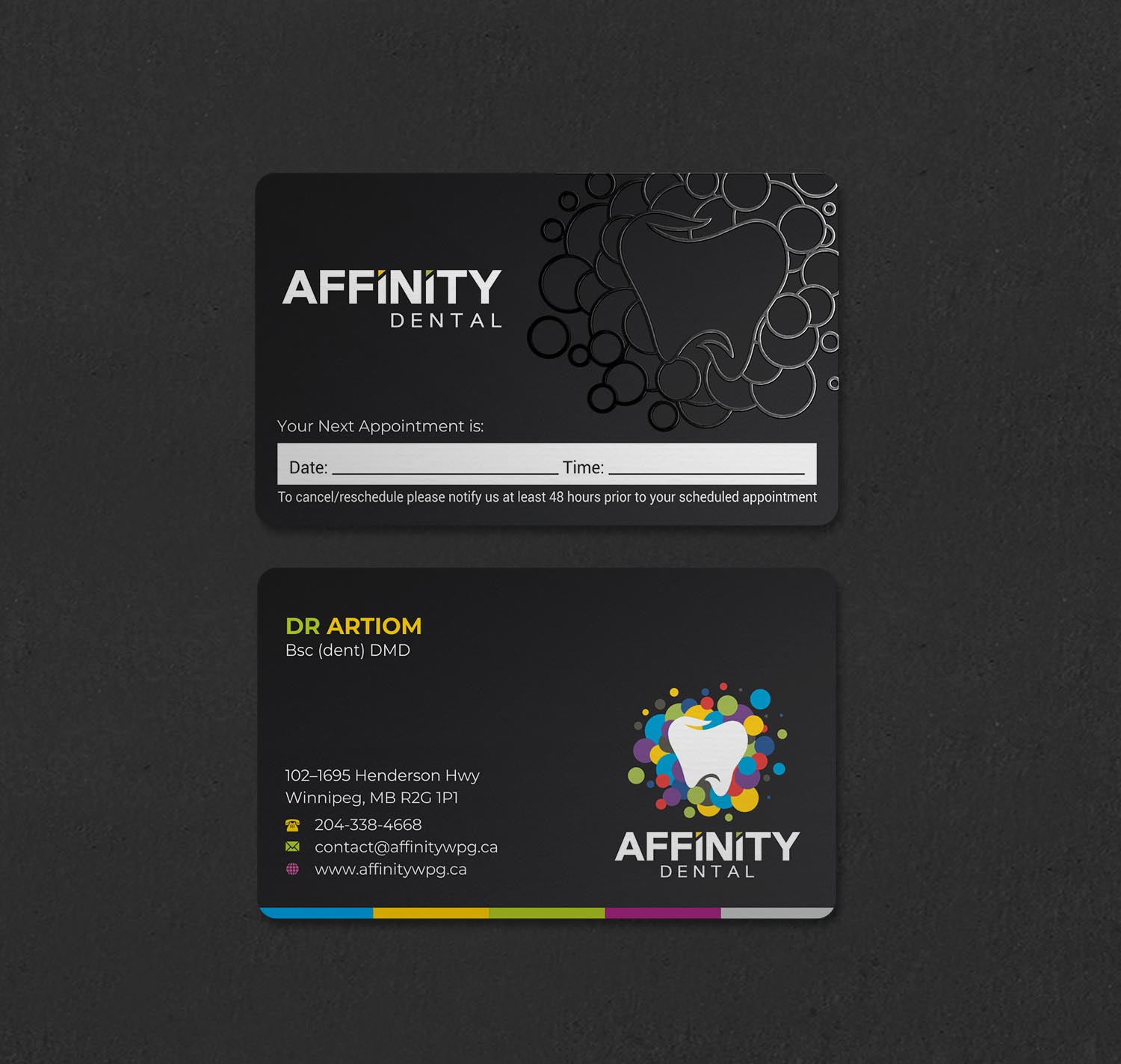 Business Card Design by INDIAN_Ashok for studio dental | Design #29193007