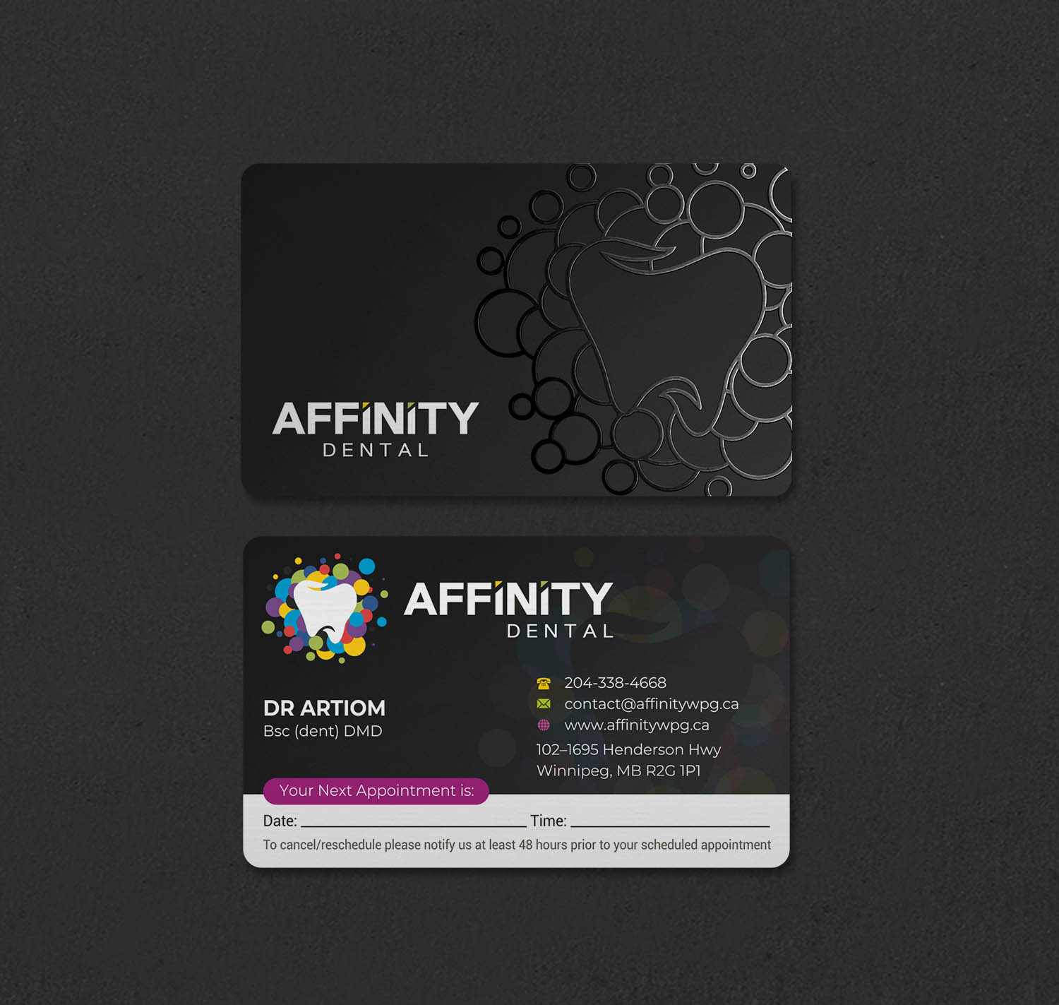 Business Card Design by INDIAN_Ashok for studio dental | Design #29197023