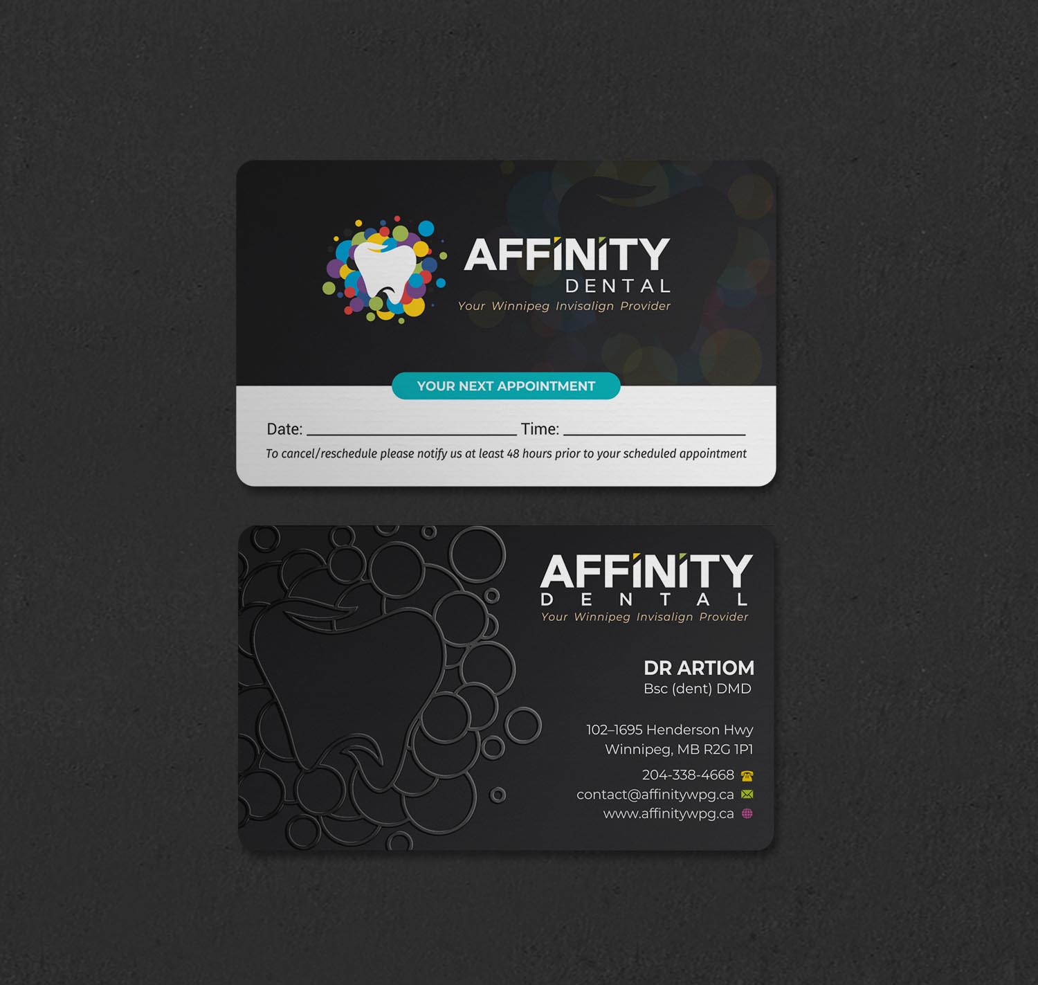 Business Card Design by INDIAN_Ashok for studio dental | Design #29210204