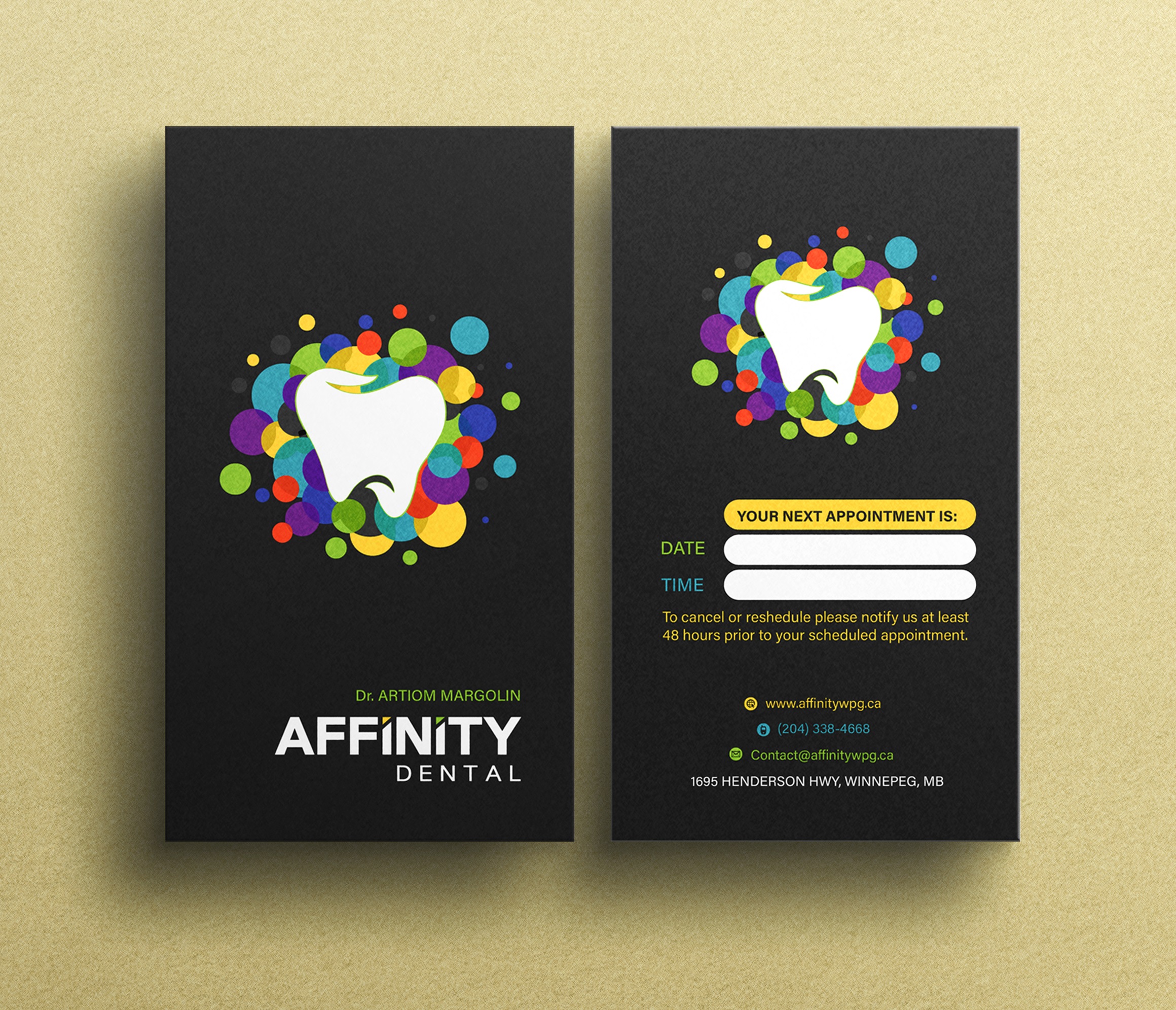 Business Card Design by Maria Maria for studio dental | Design #29197004