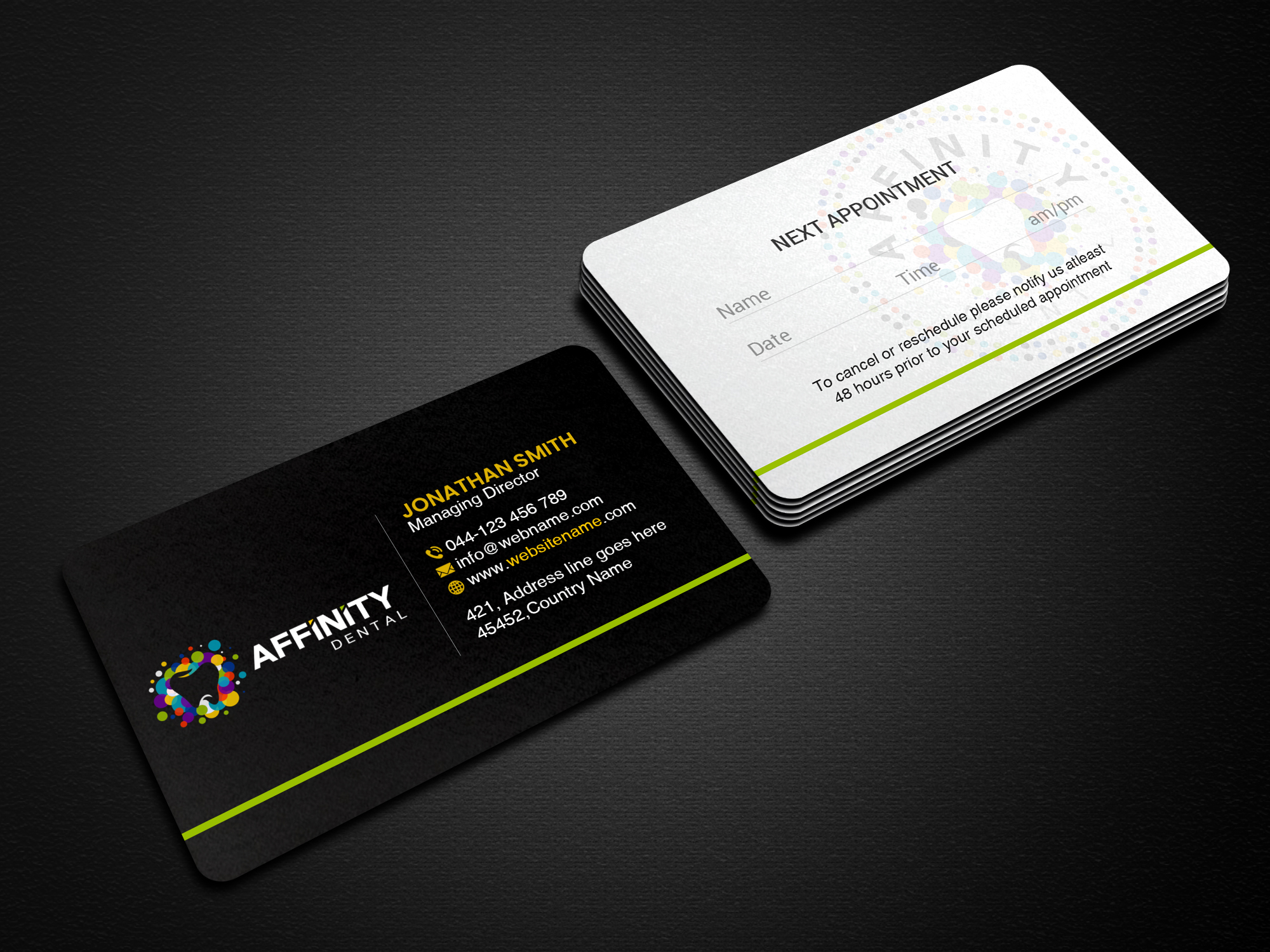 Business Card Design by Creations Box 2015 for studio dental | Design #29196850