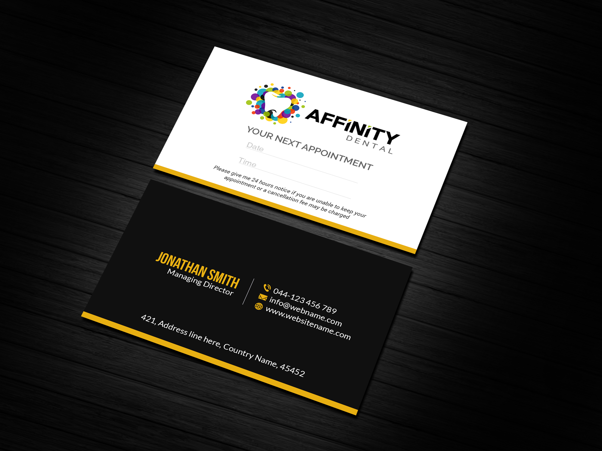 Business Card Design by Creations Box 2015 for studio dental | Design #29196853