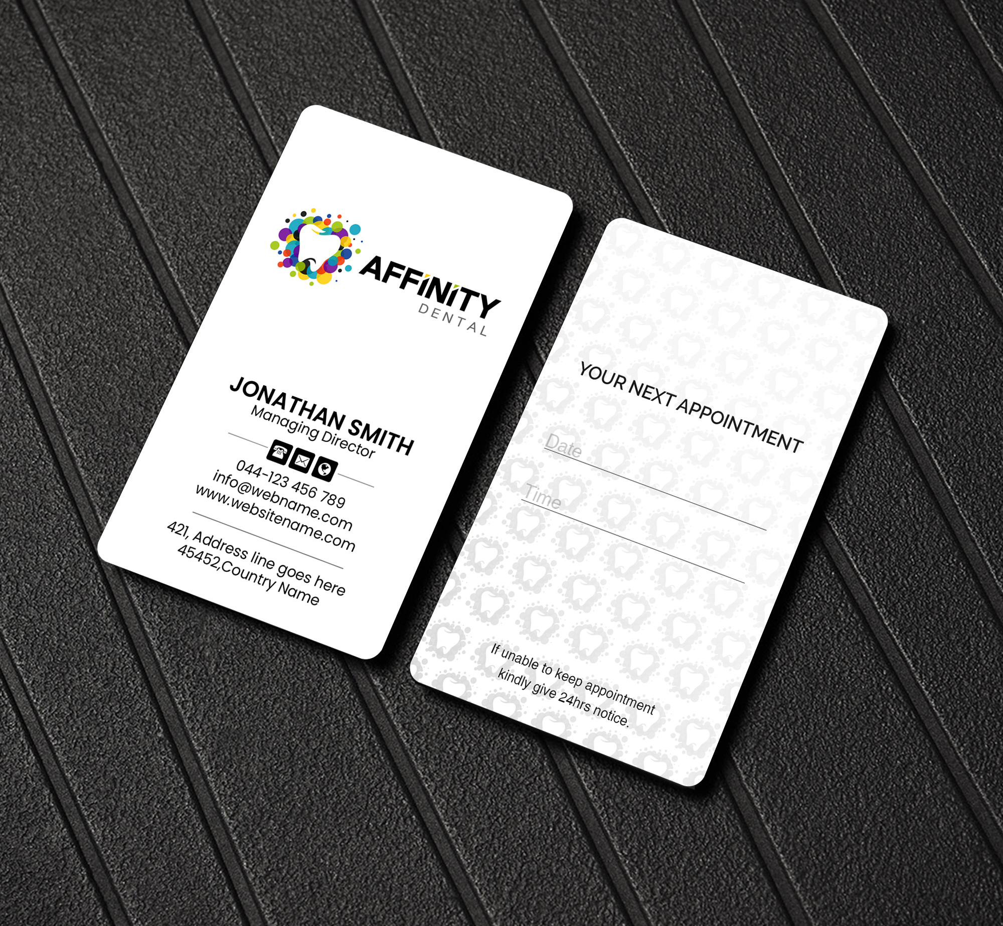 Business Card Design by Creations Box 2015 for studio dental | Design #29196855