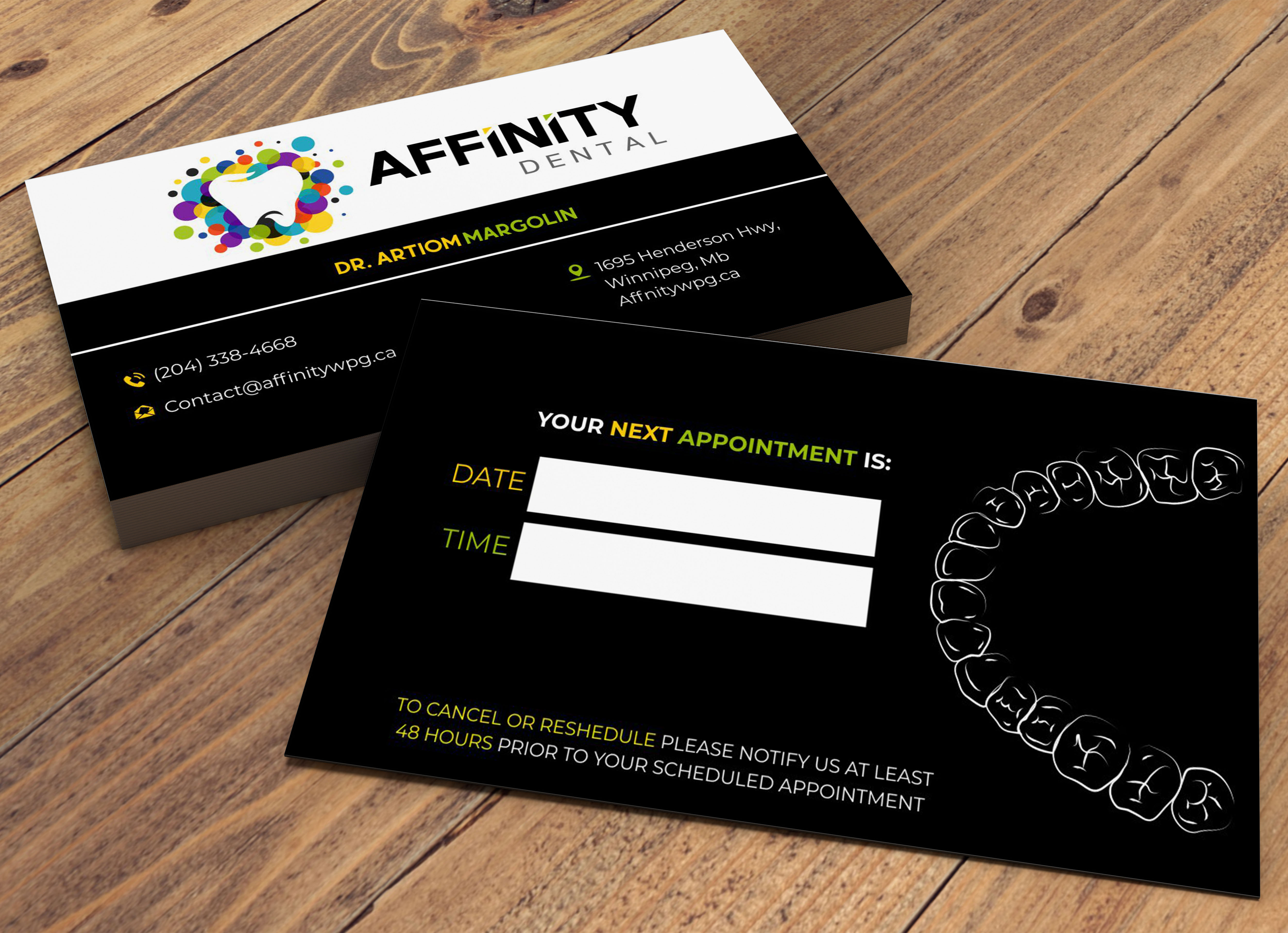 Business Card Design by g-masking for studio dental | Design #29192792