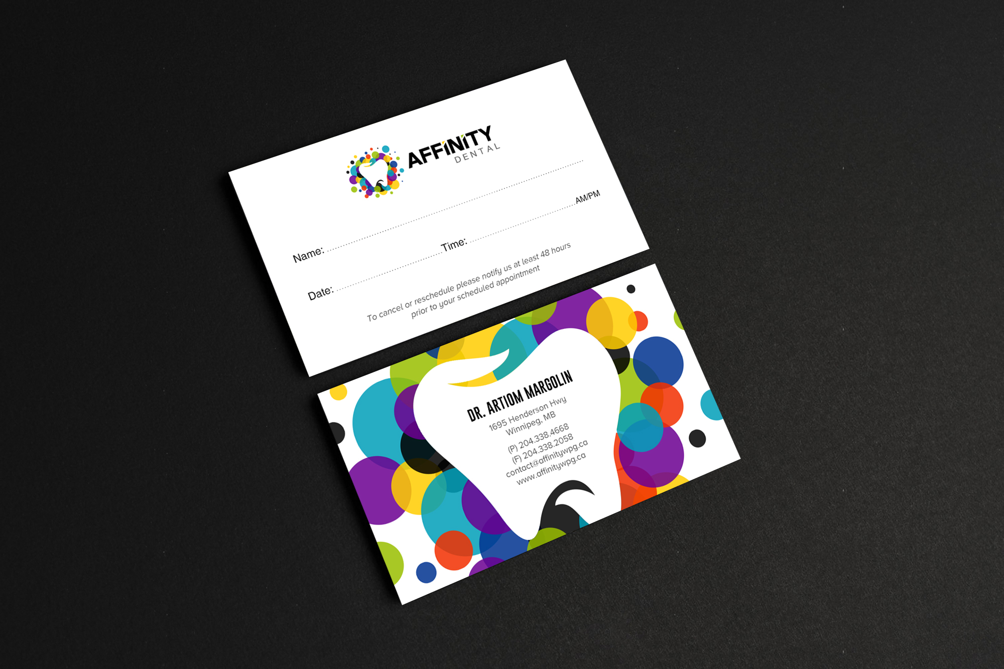 Diseño de Tarjeta de Presentación por chandrayaan.creative para studio dental | Diseño #29197258