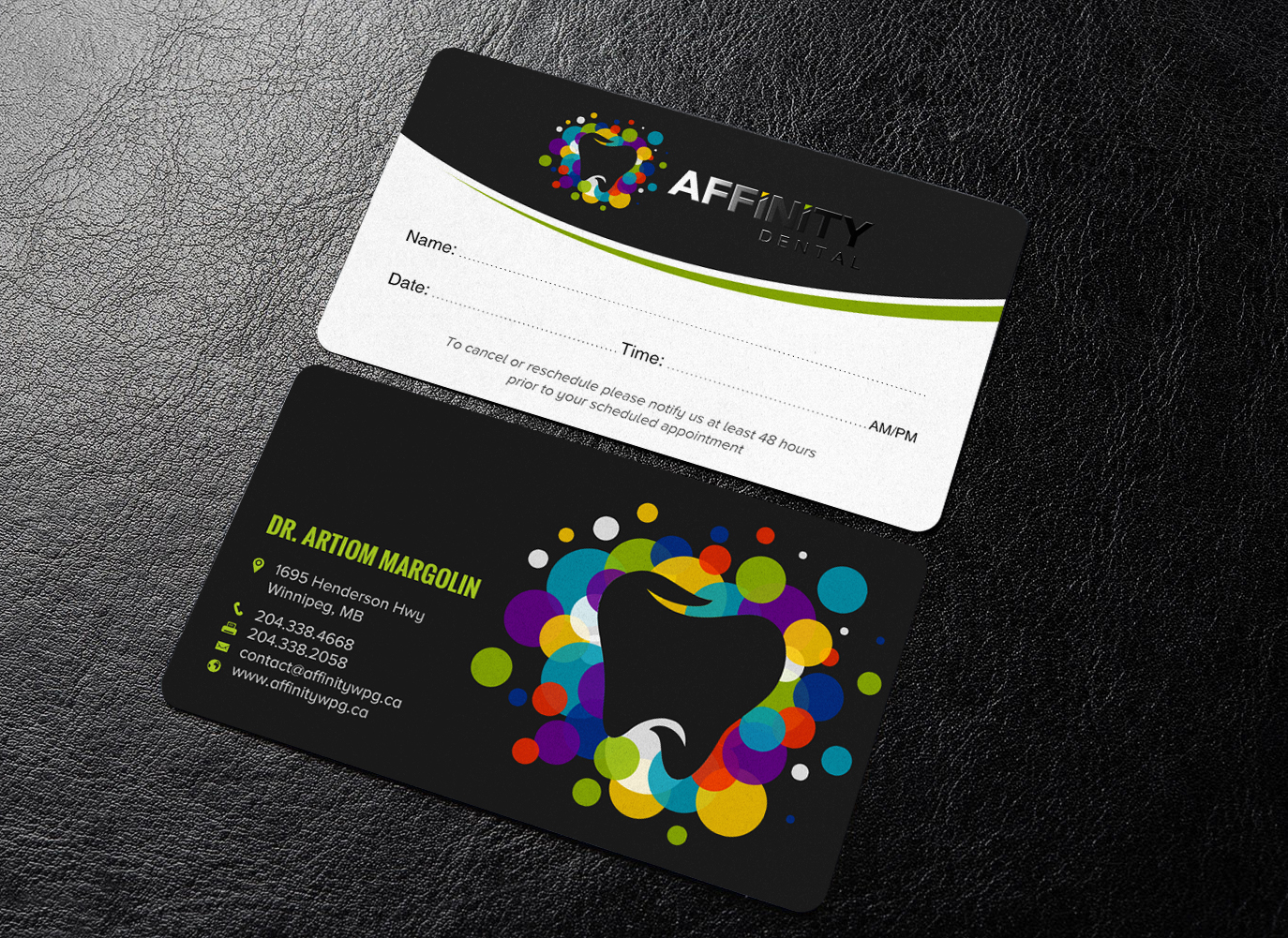 Business Card Design by chandrayaan.creative for studio dental | Design #29197261
