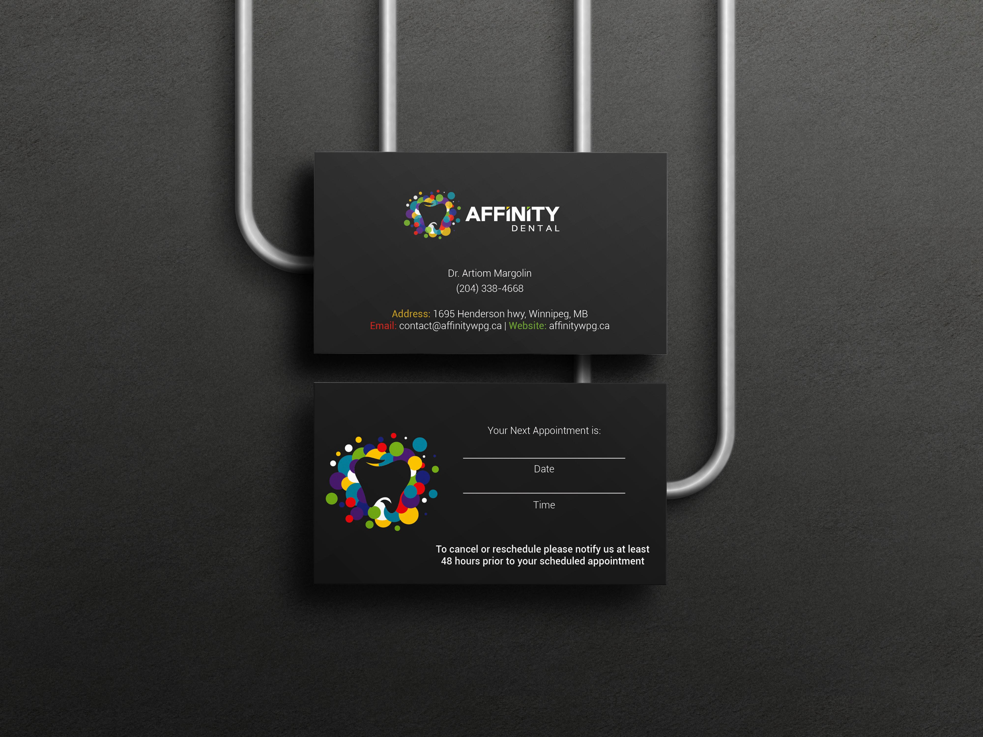 Business Card Design by Inventive Design for studio dental | Design #29196866
