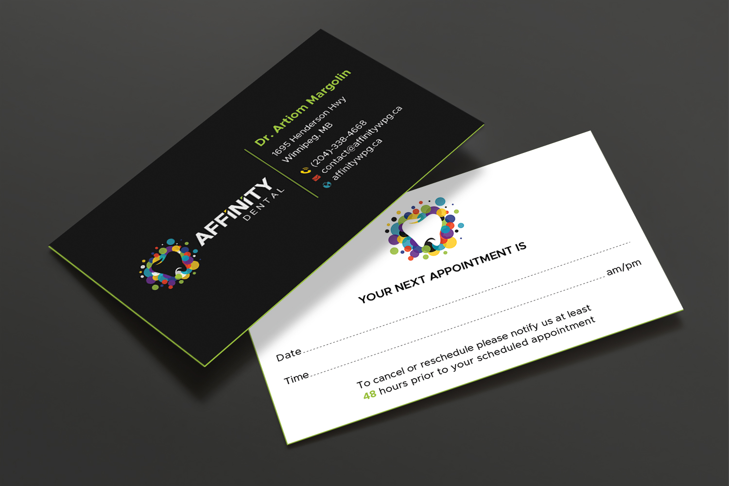 Business Card Design by DesignShout for studio dental | Design #29200327