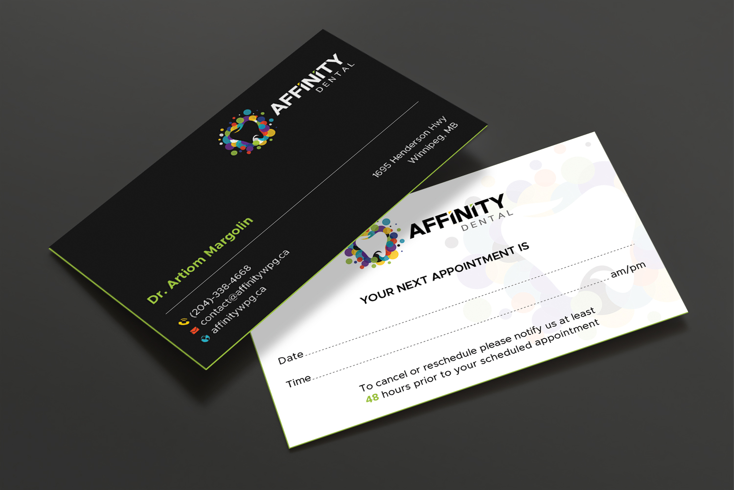 Visitenkarten-Design von DesignShout für studio dental | Design #29200386