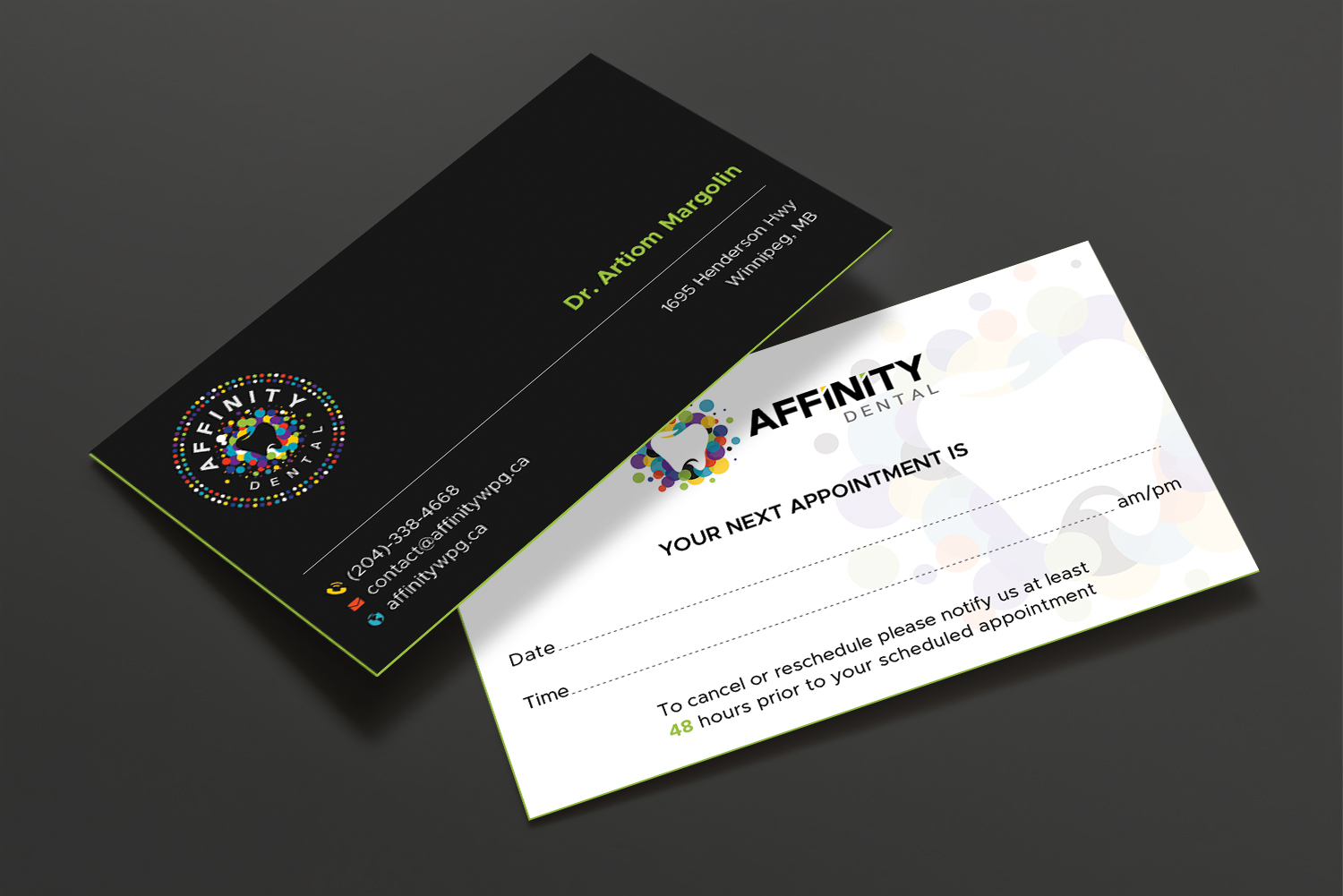 Visitenkarten-Design von DesignShout für studio dental | Design #29200396