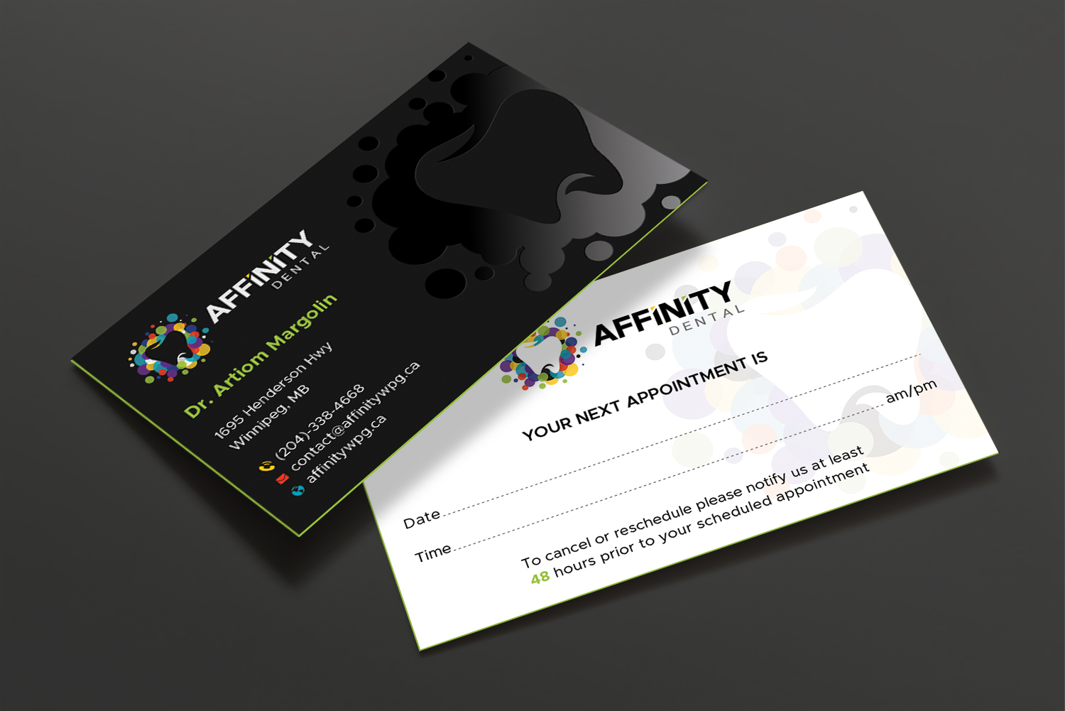 Visitenkarten-Design von DesignShout für studio dental | Design #29200433