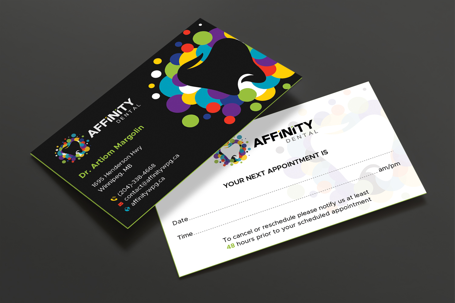 Visitenkarten-Design von DesignShout für studio dental | Design #29200434