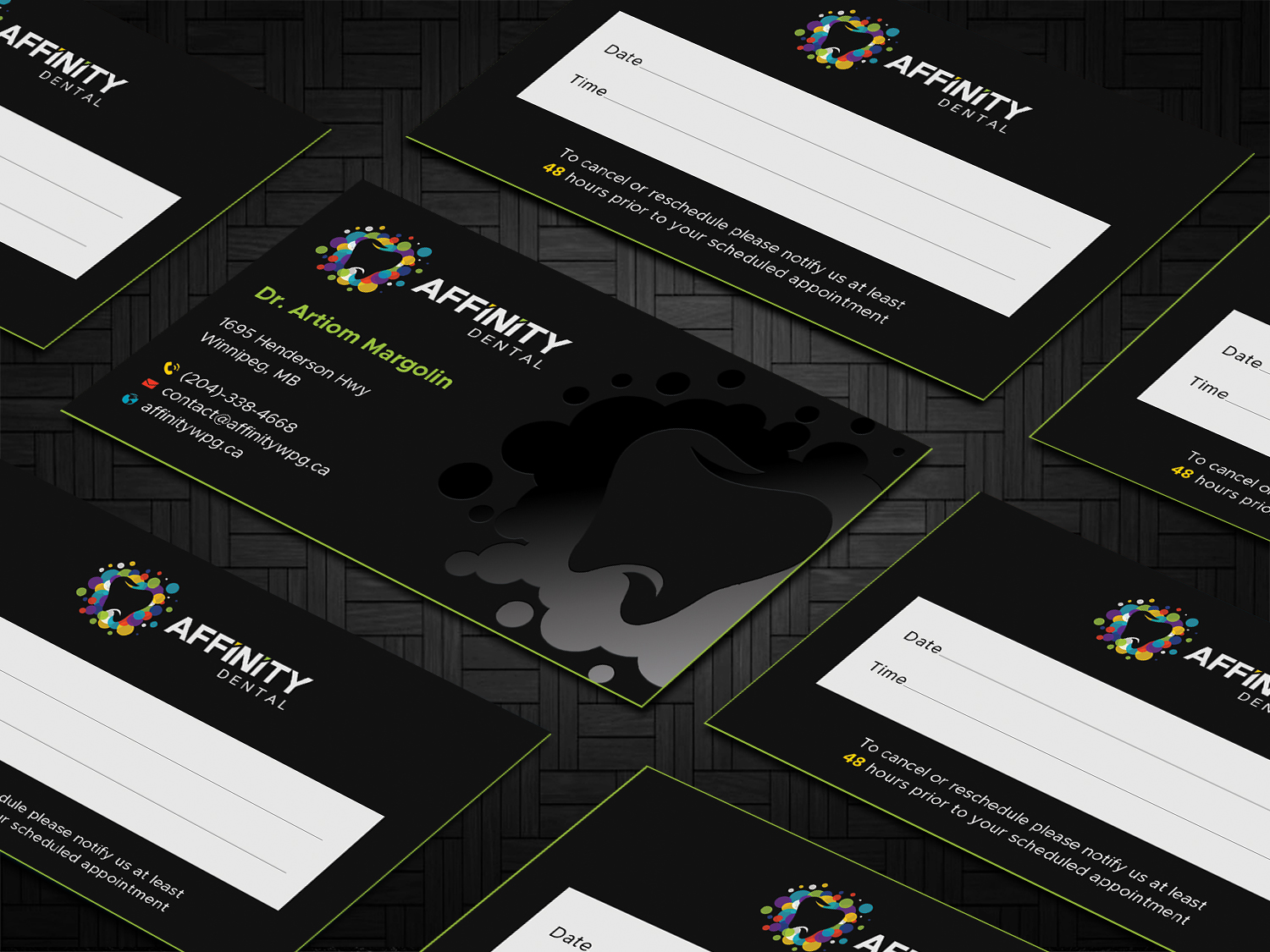 Visitenkarten-Design von DesignShout für studio dental | Design #29200547