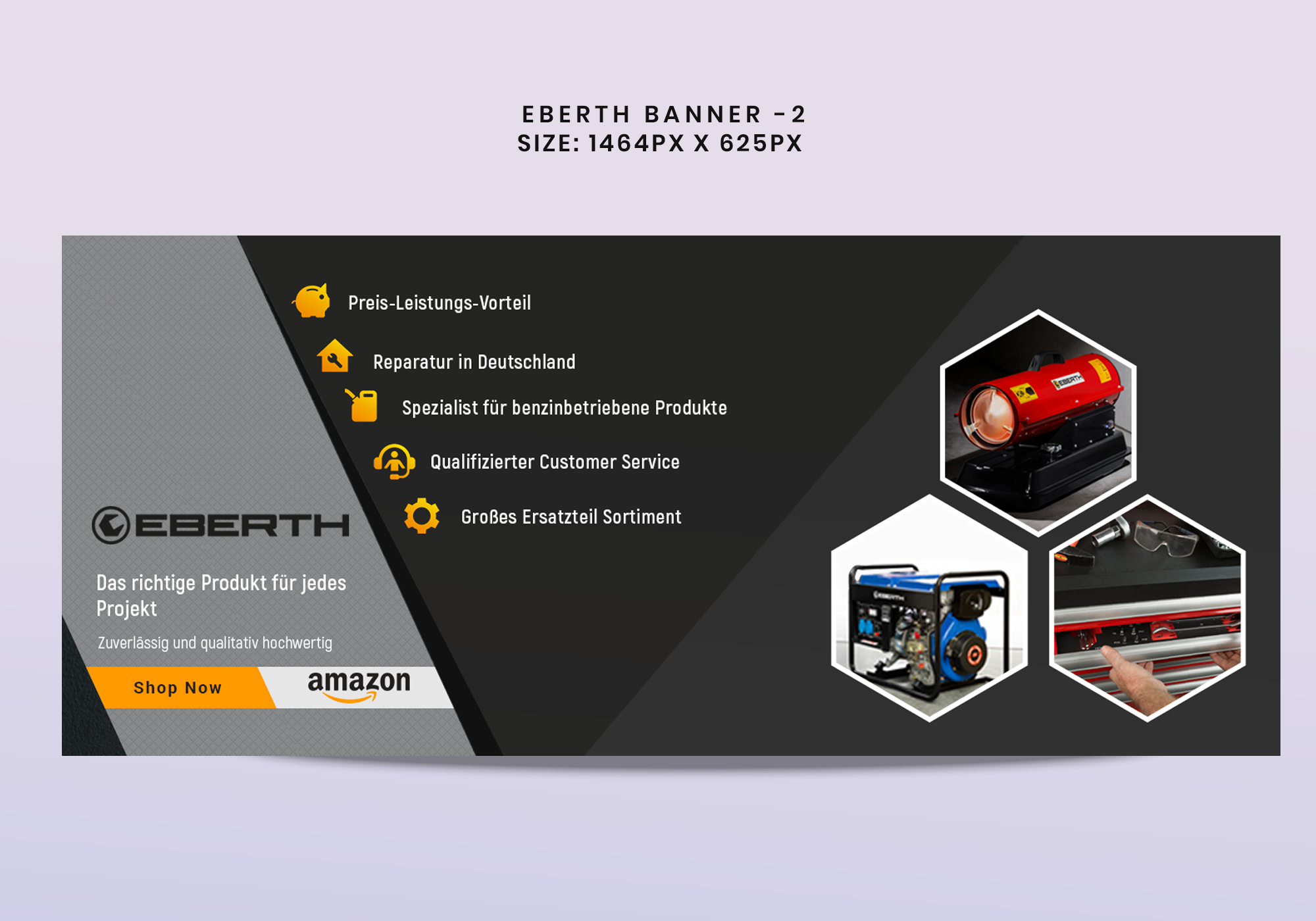 Diseño De Banner Publicitario por Expert Designer para Rocket Tools GmbH | Diseño #29197713