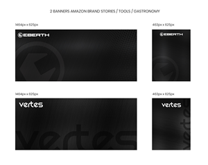 2 Banner amazon brandstories / Tools / Gastronomy | Banner Ad Design by ARTOGRAPHY