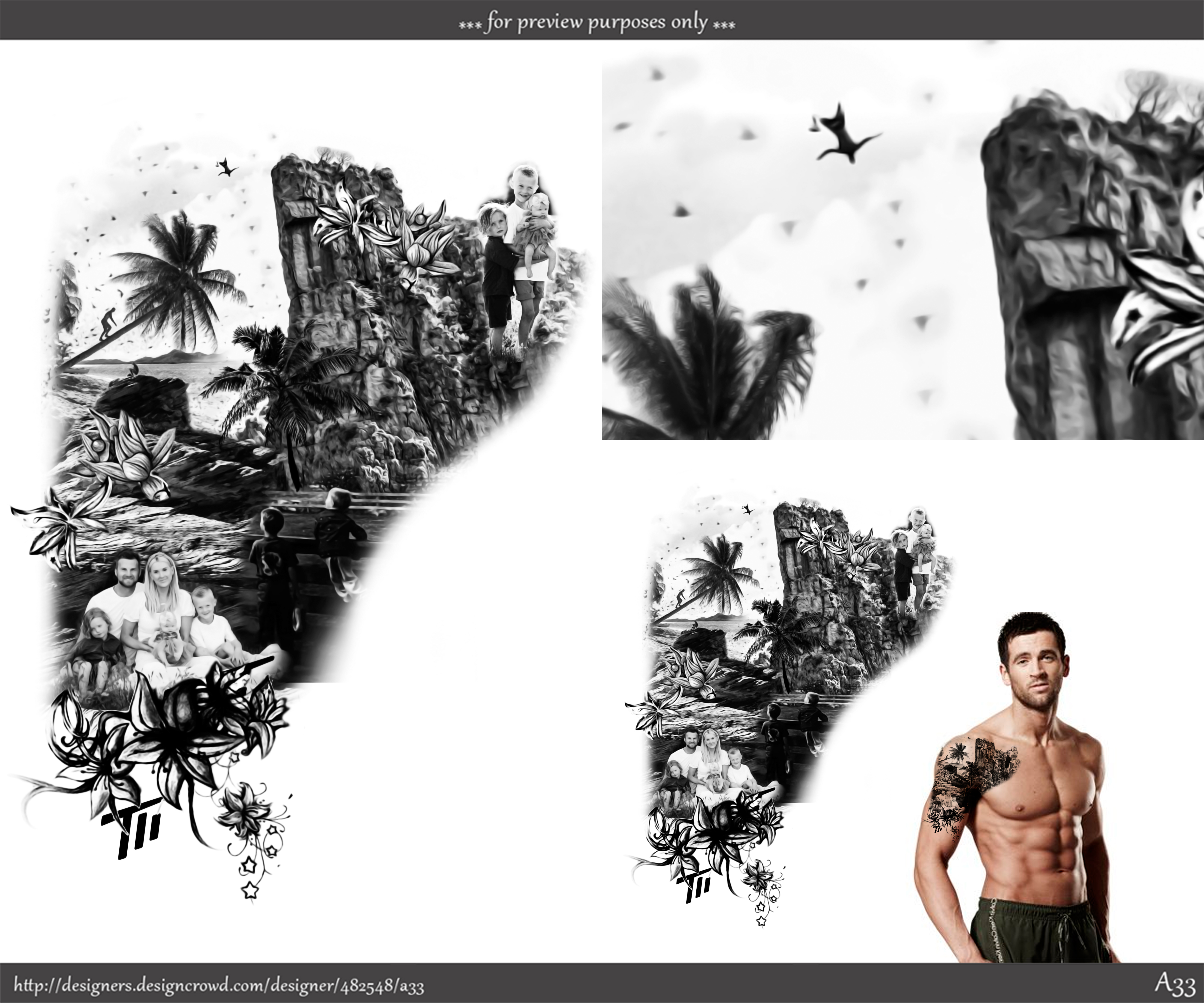Tattoo Design by A33 for this project | Design: #29206609