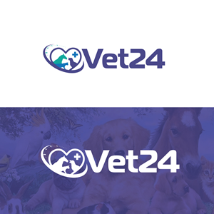 Vet24 | Design de Logo par CreativeGwen™
