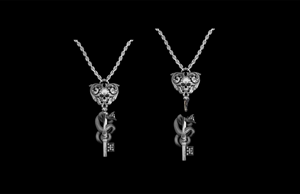 Secret Chastity Key Necklace Design | Bekleidung-Design von eCCe