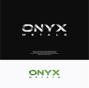 ONYX Metals | Logo Design by DesignFirst
