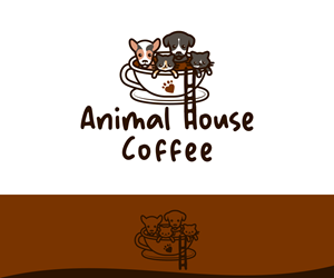 Animal House Coffee | Logo-Design von GladiciaChan