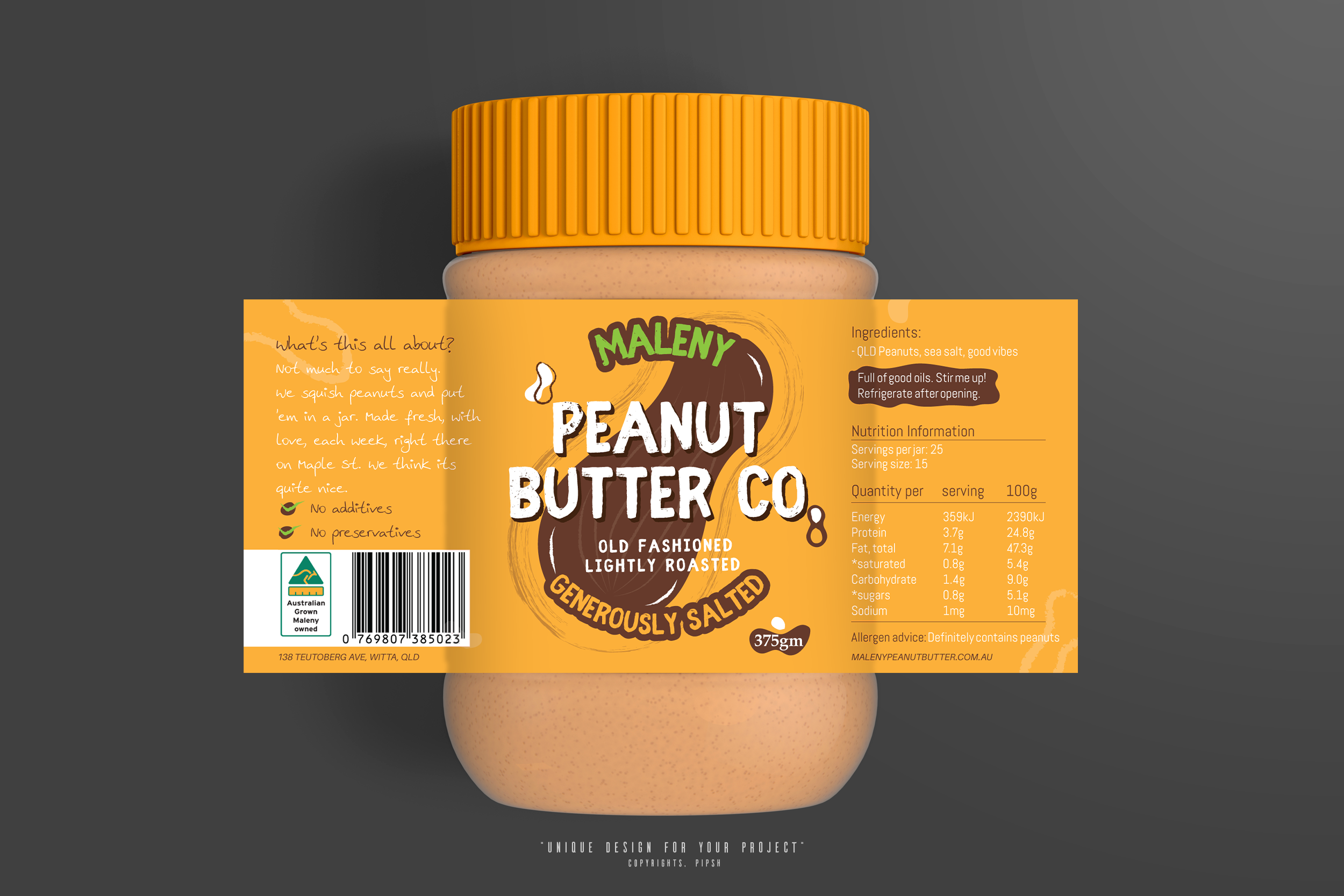 Design Étiquette par pipsh pour ce projet | Design #29301827