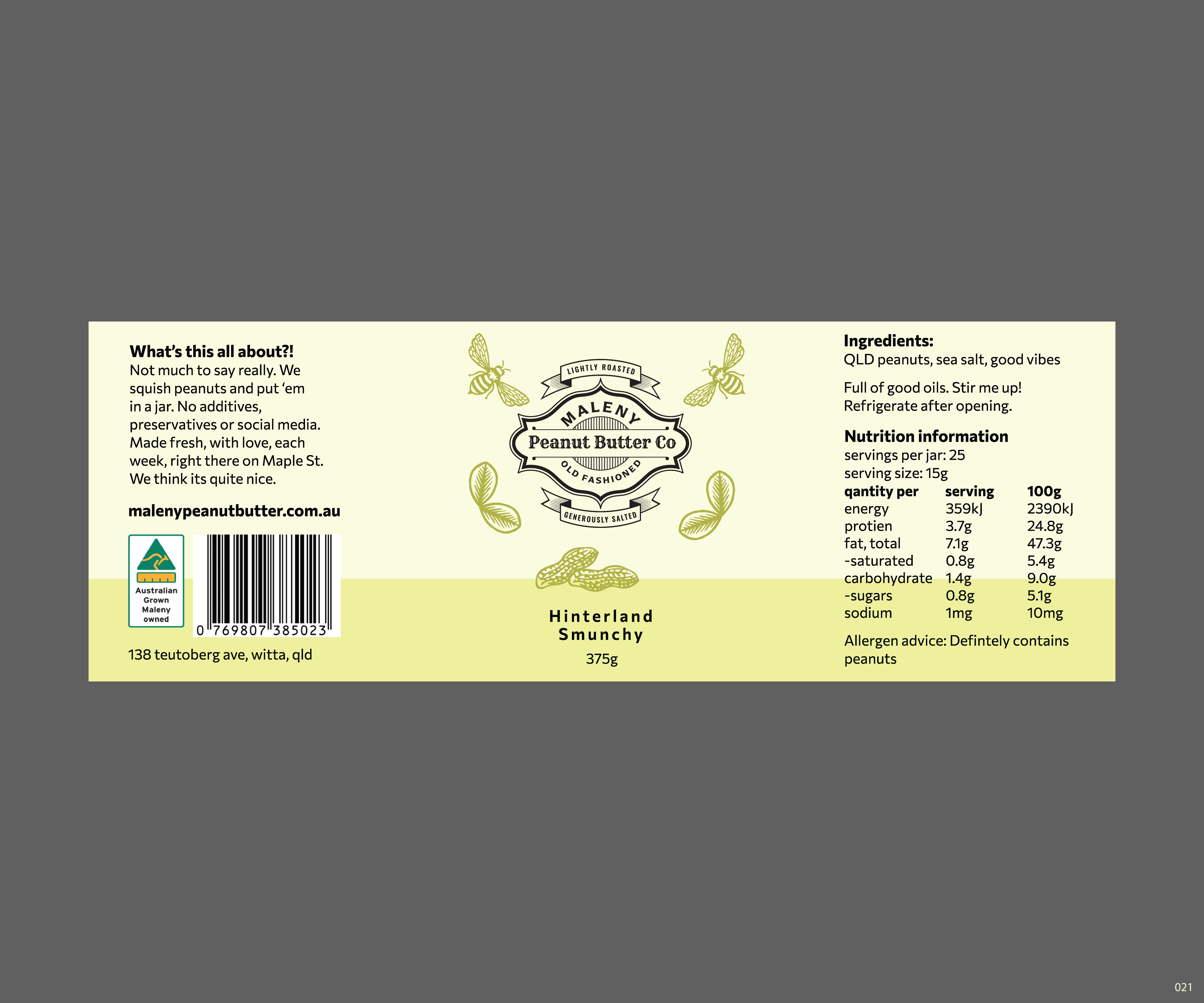 Label Design by jnh for this project | Design #29254204