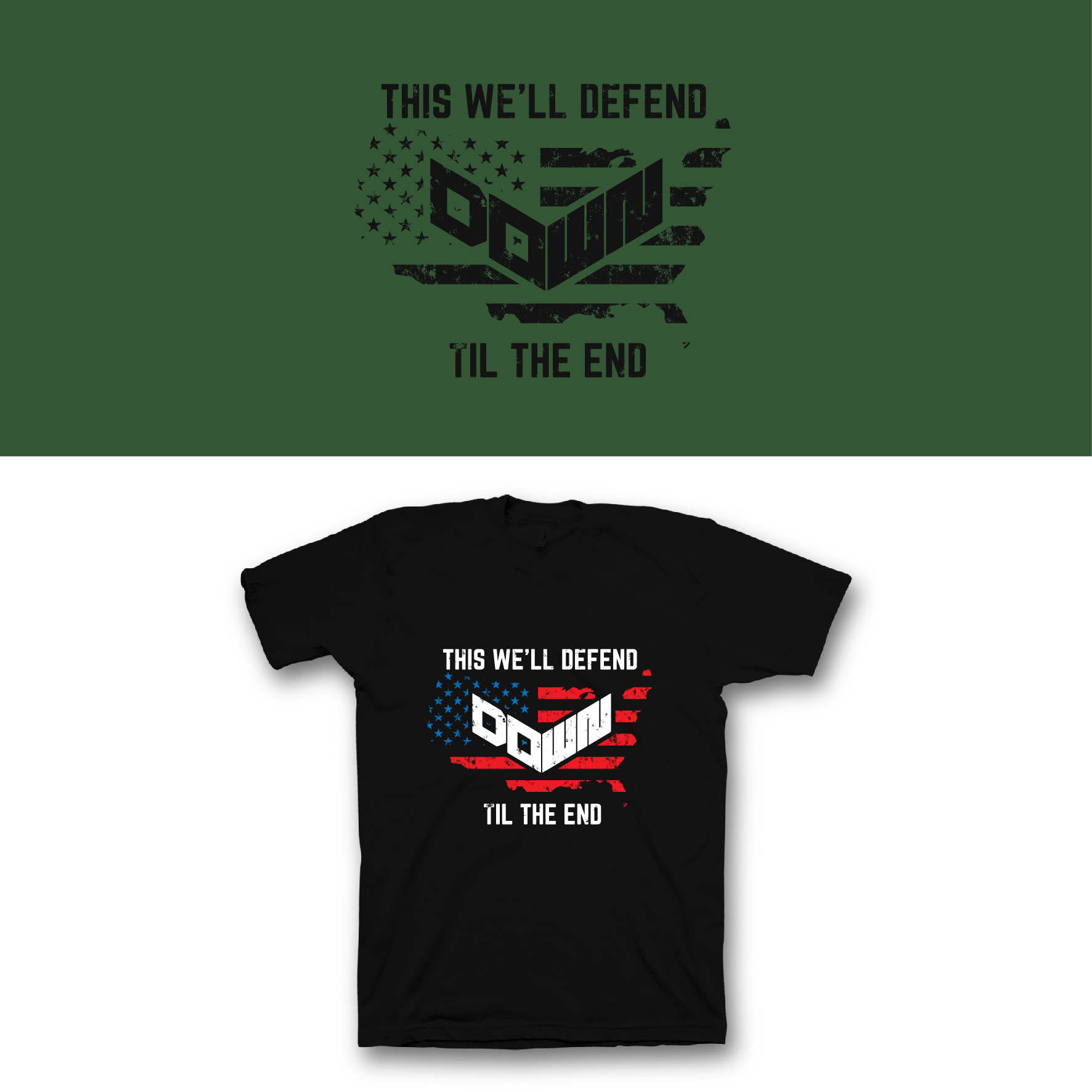 T-shirt Design by saka.aleksandar for DOWN APPAREL | Design #29202058