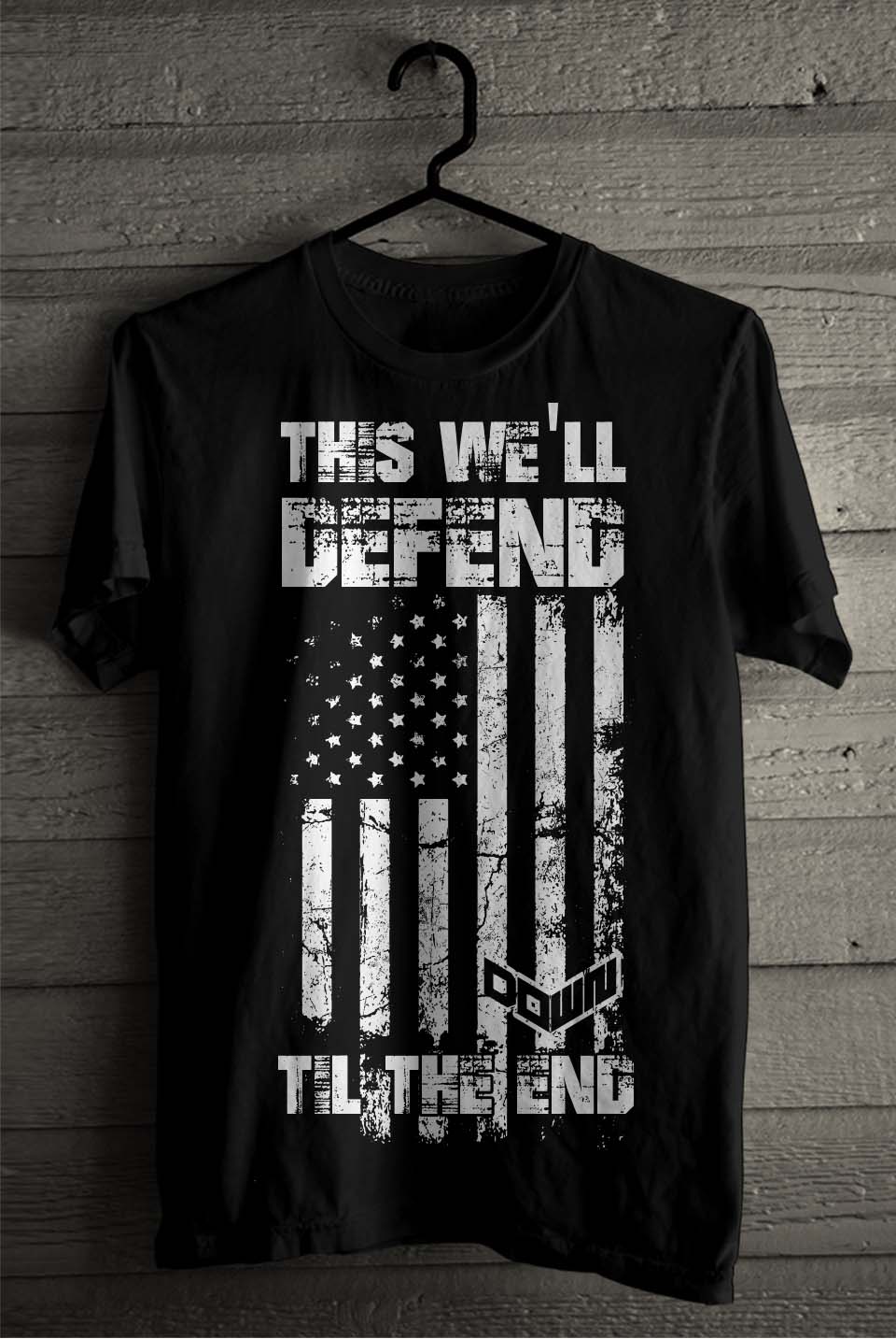T-shirt Design by SATHIRA for DOWN APPAREL | Design #29201056