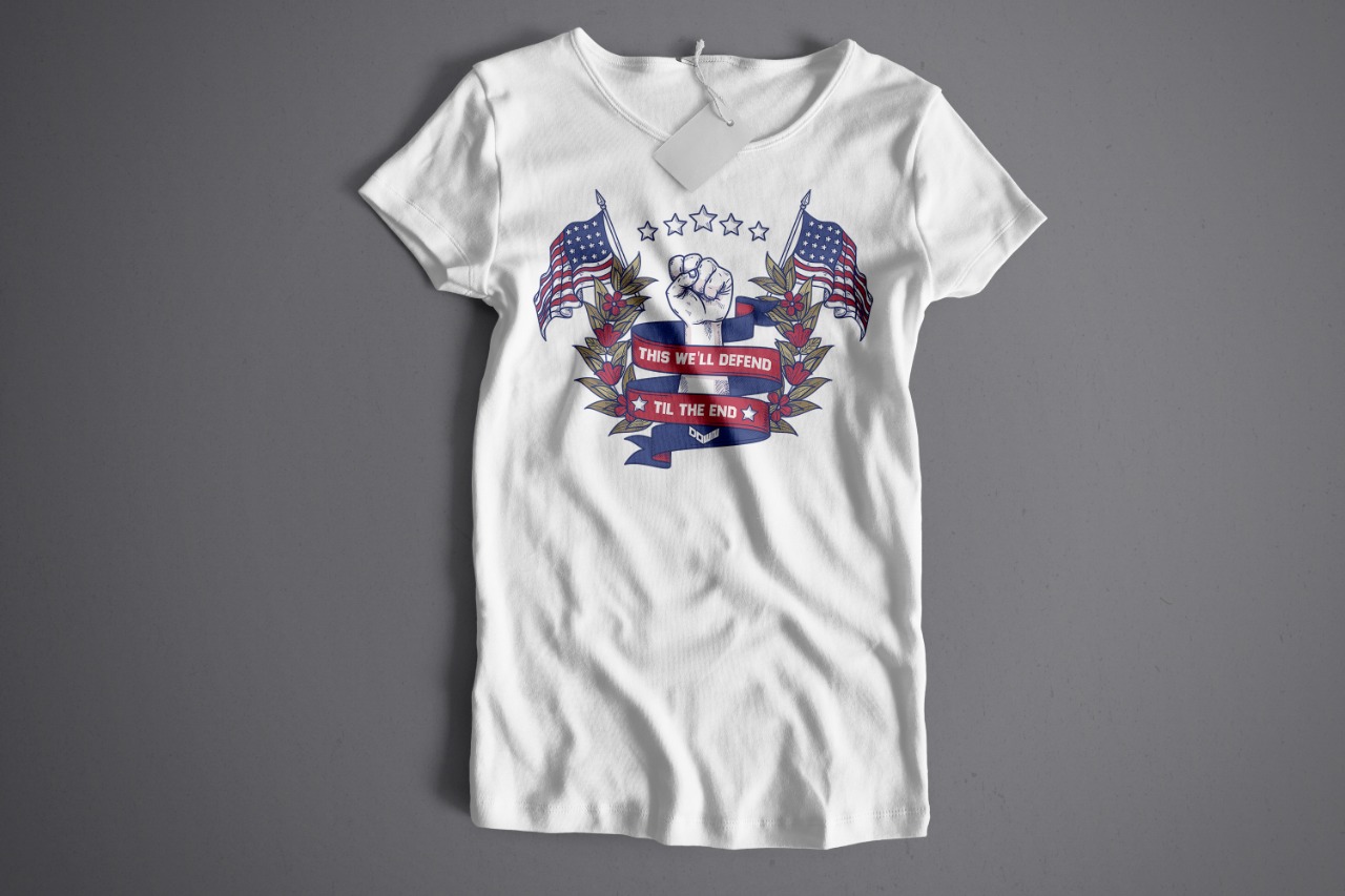 T-shirt Design by Inventive Design for DOWN APPAREL | Design #29209795