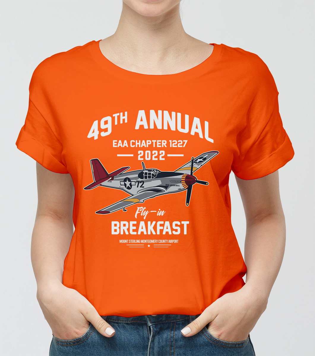 T-shirt Design by Monica Frieda for EAA Chapter 1227 | Design #29206091