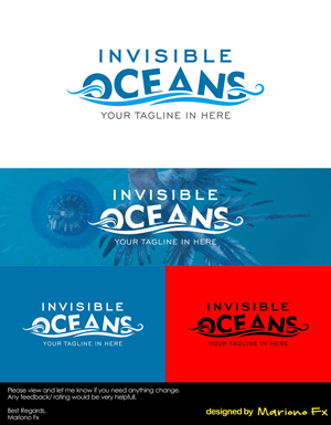 Invisible Oceans | Logo Design by Mariono Fx
