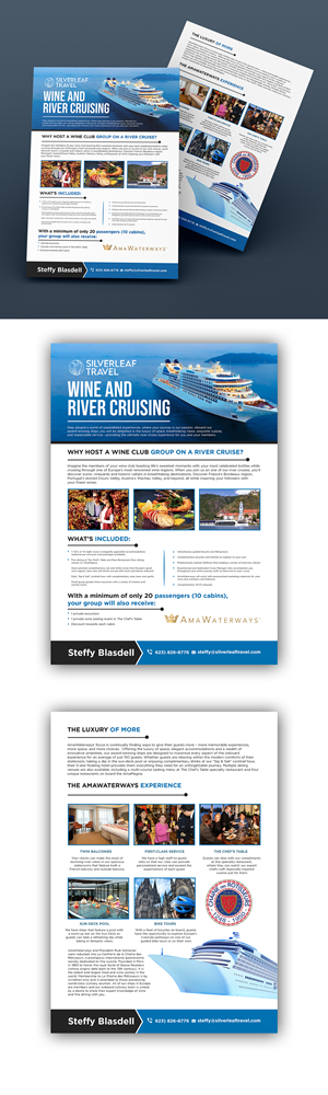Wine Cruise Flyer | Diseño de Flyer por ZeneFashions