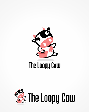 The Loopy Cow | Logo Design by hamkur