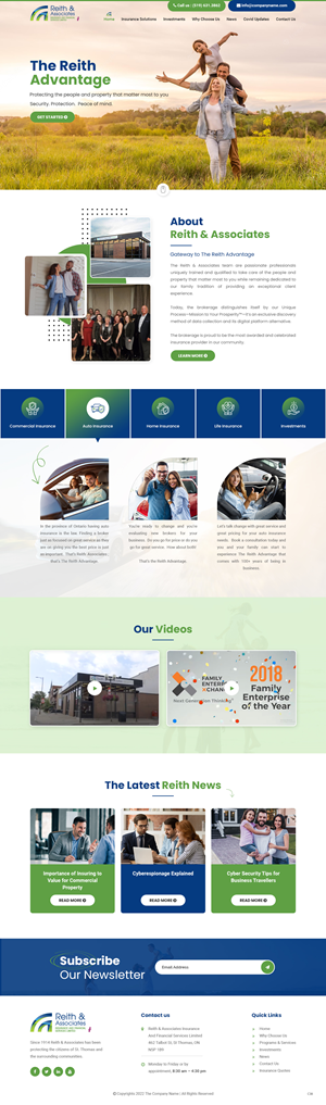 Canadian Insurance Broker Website -- Need Award Winning Design | Web-Design von pb