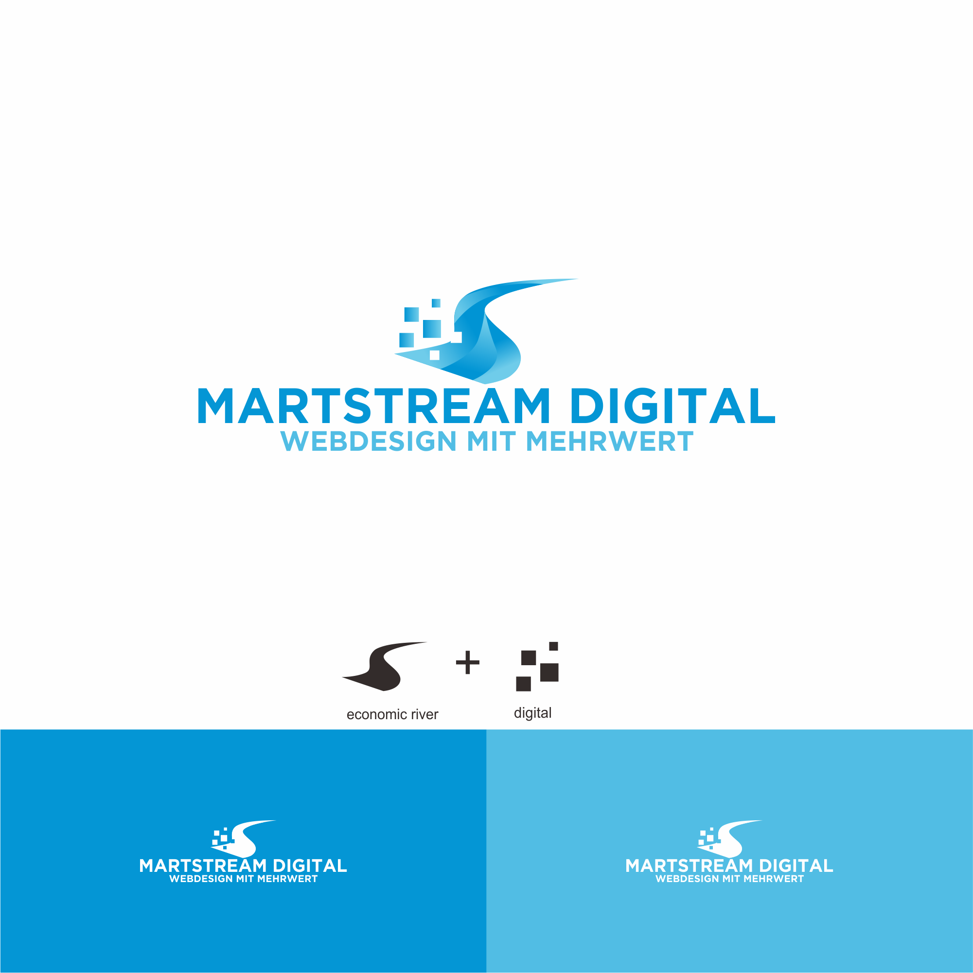 Logo Design by alitjuara for Martstream Digital Gmbh | Design #29224550